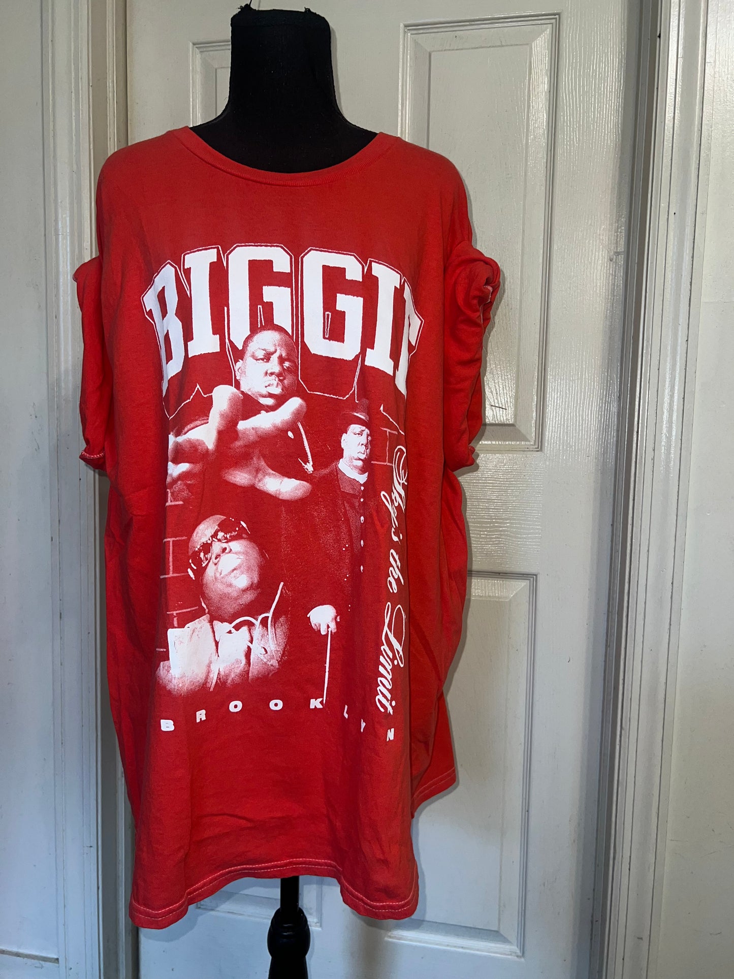 Biggie Smalls Oversized Distressed Tee