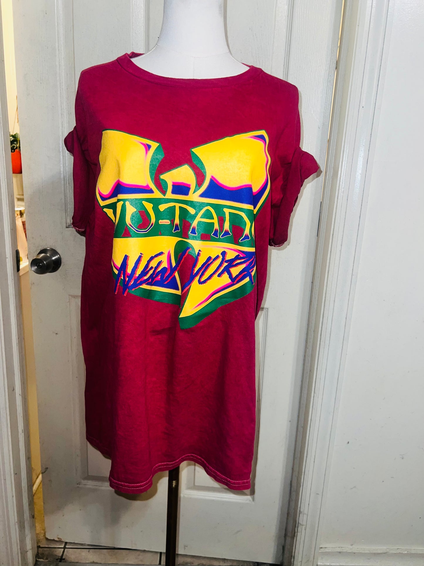 Wu-Tang Clan Oversized Distressed Tee
