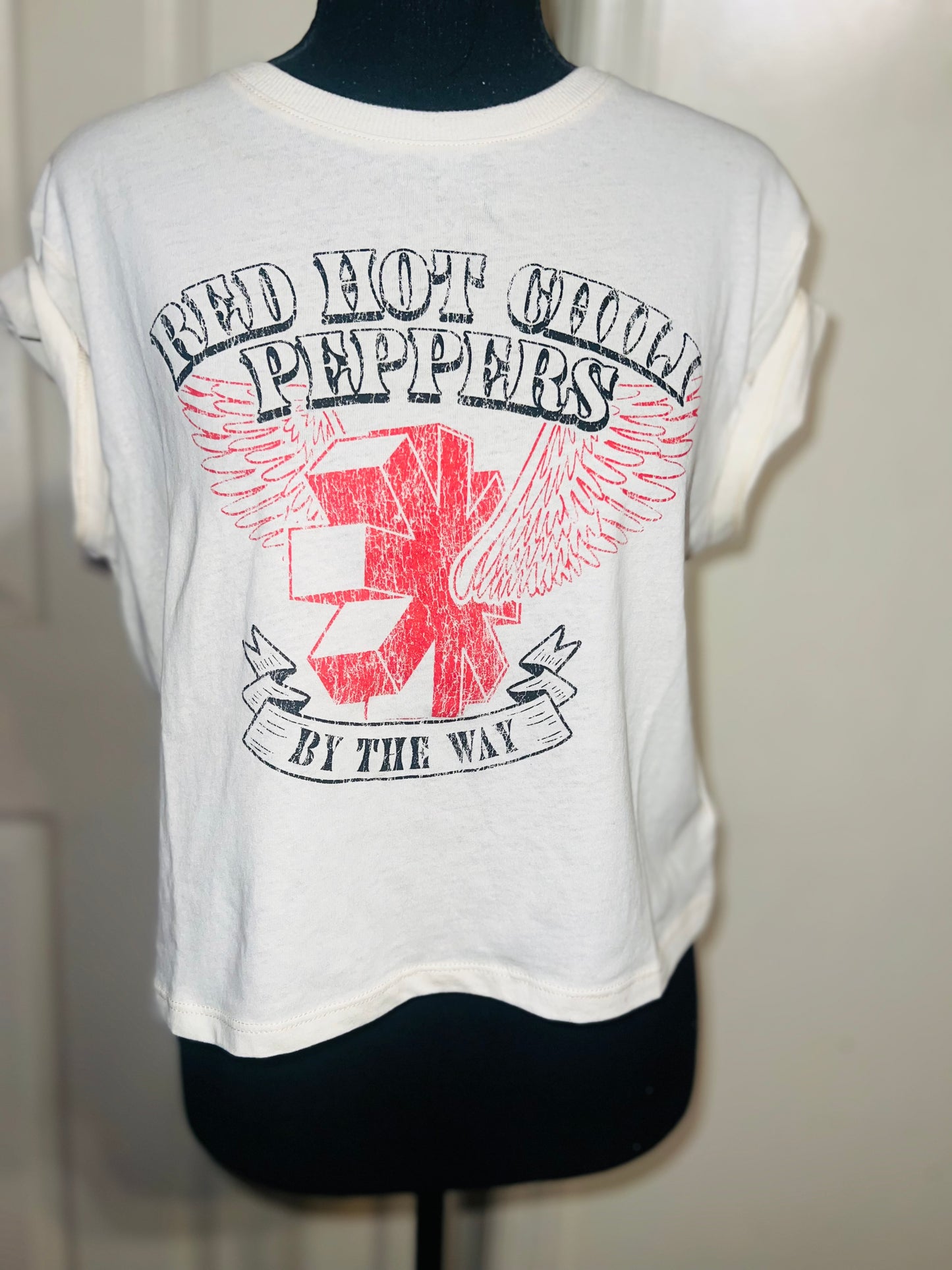 Red Hot Chili Peppers Distressed Baby Tee