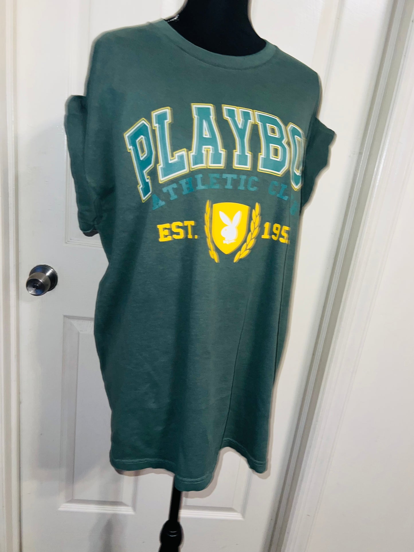 Playboy Oversized Distressed Tee