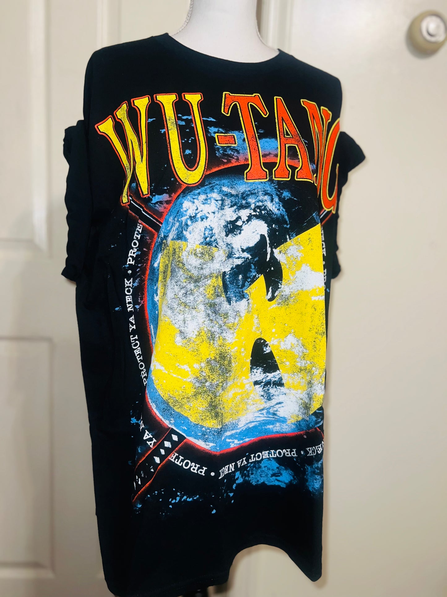 Wu-Tang Clan Oversized Distressed Tee