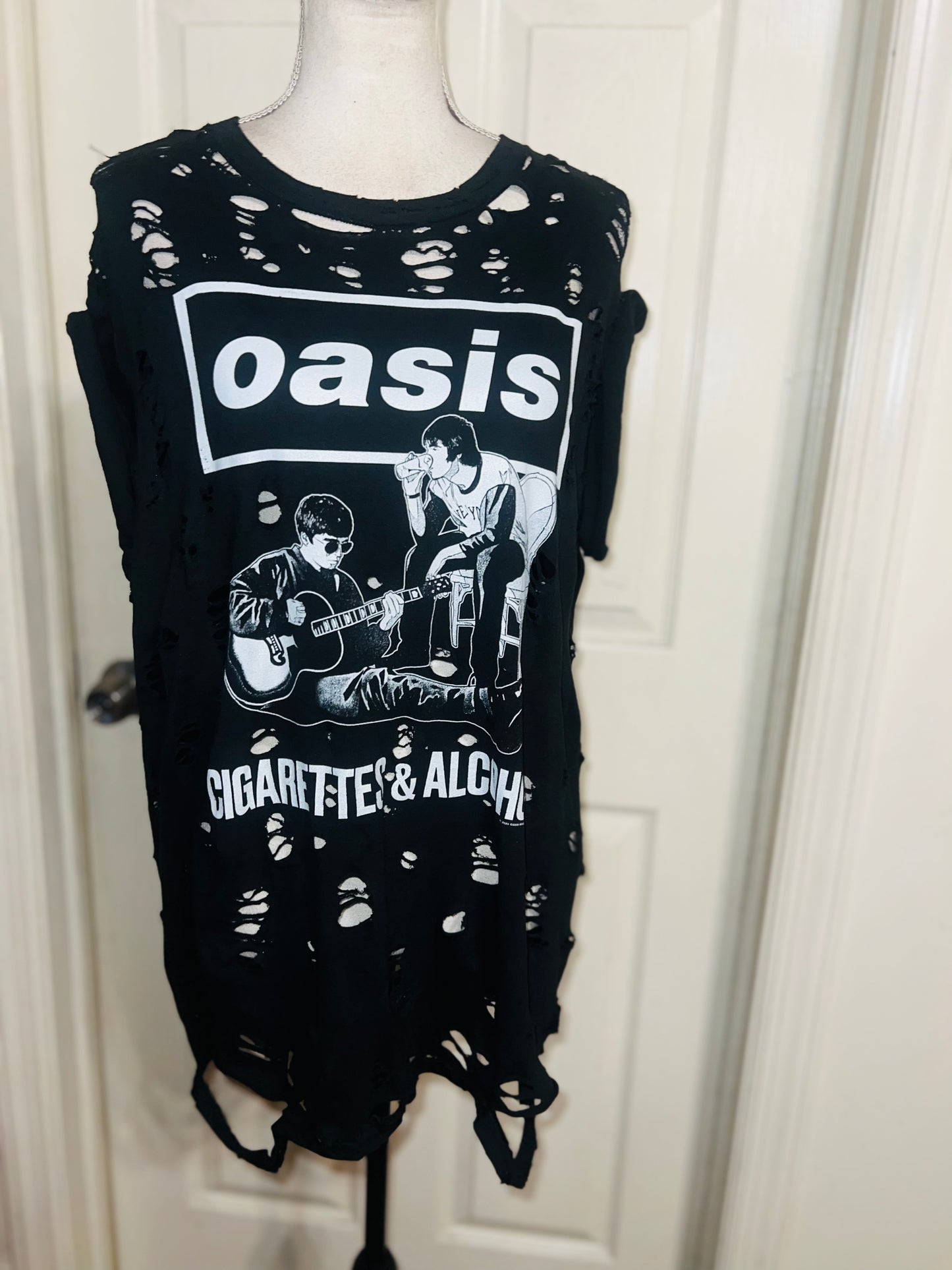 Oasis Oversized Distressed Tee