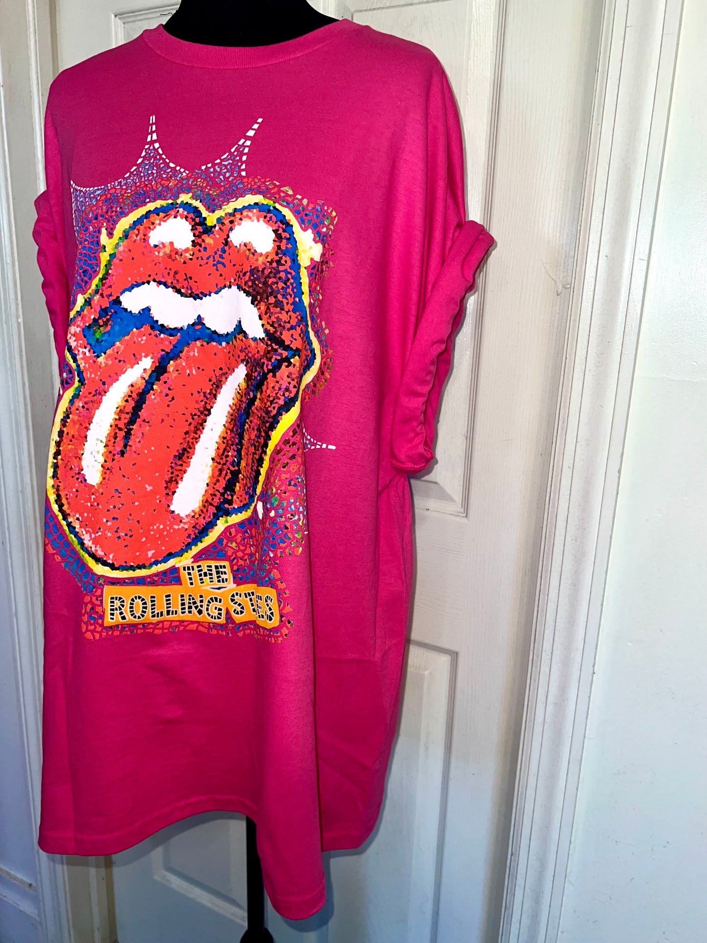 Rolling Stones Oversized Distressed Tee