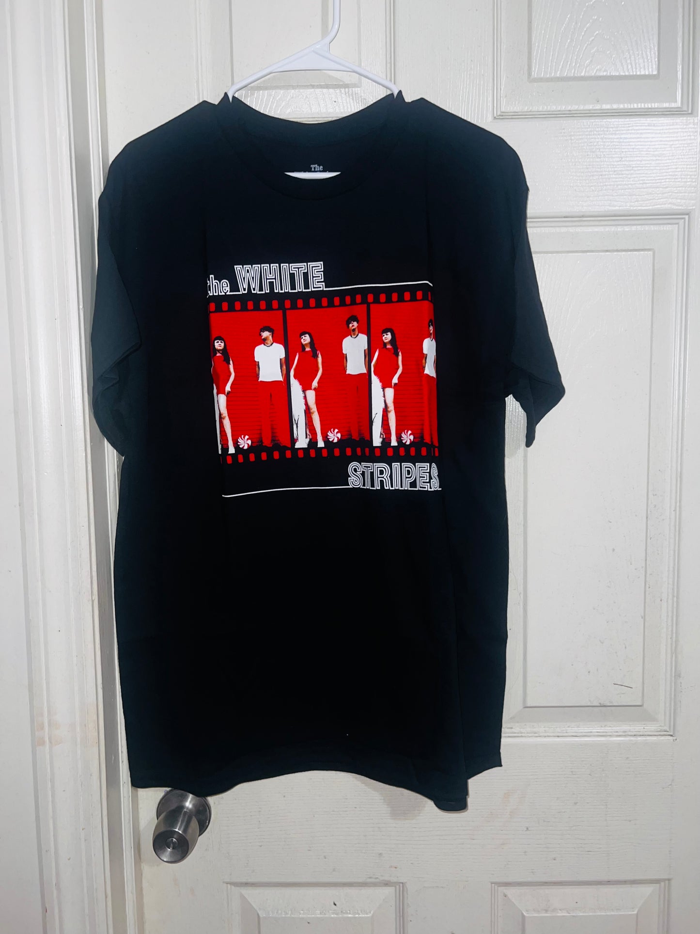 The White Stripes Self Titled Oversized Distressed Tee