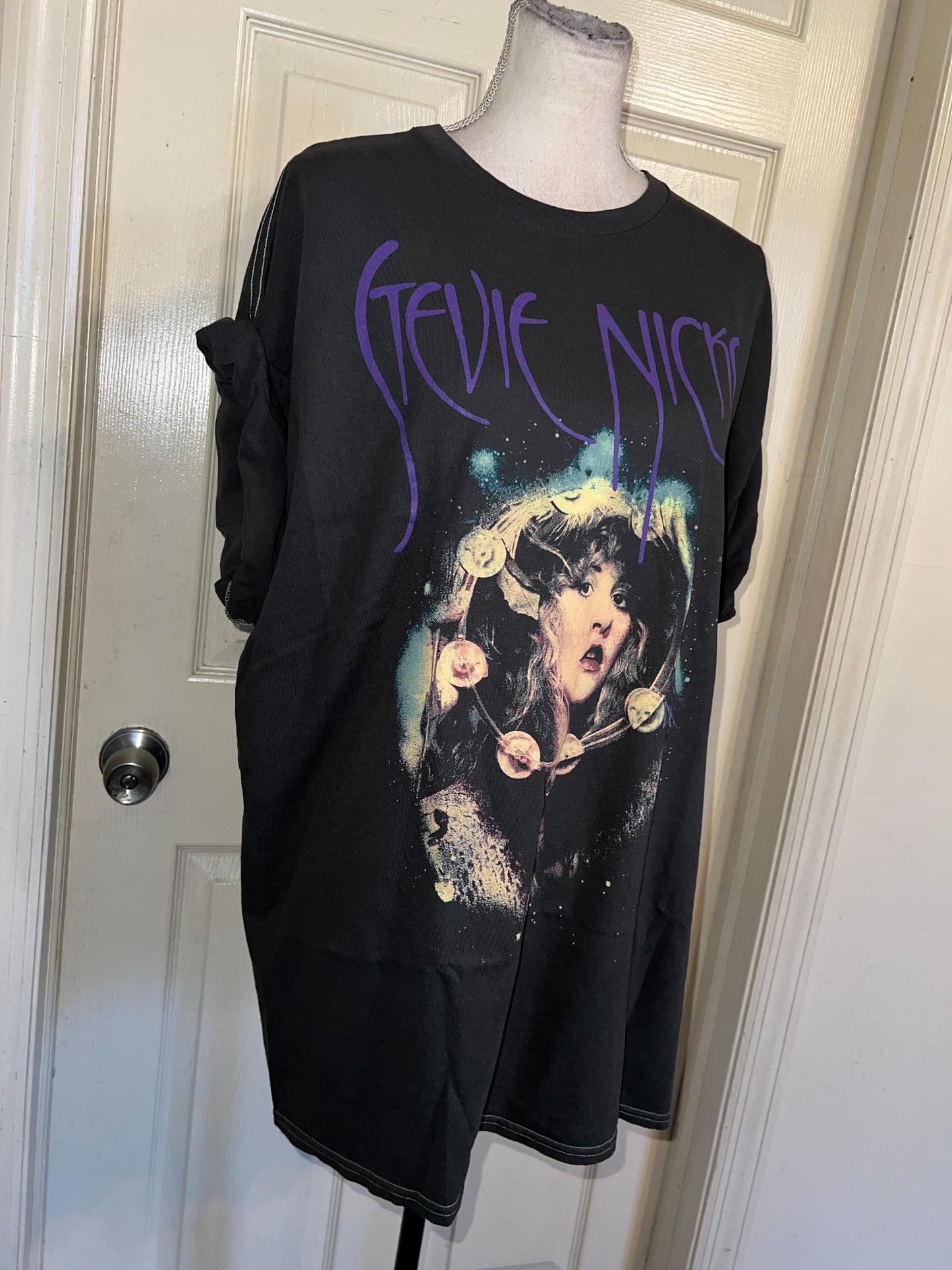 Stevie Nicks Oversized Distressed Tee