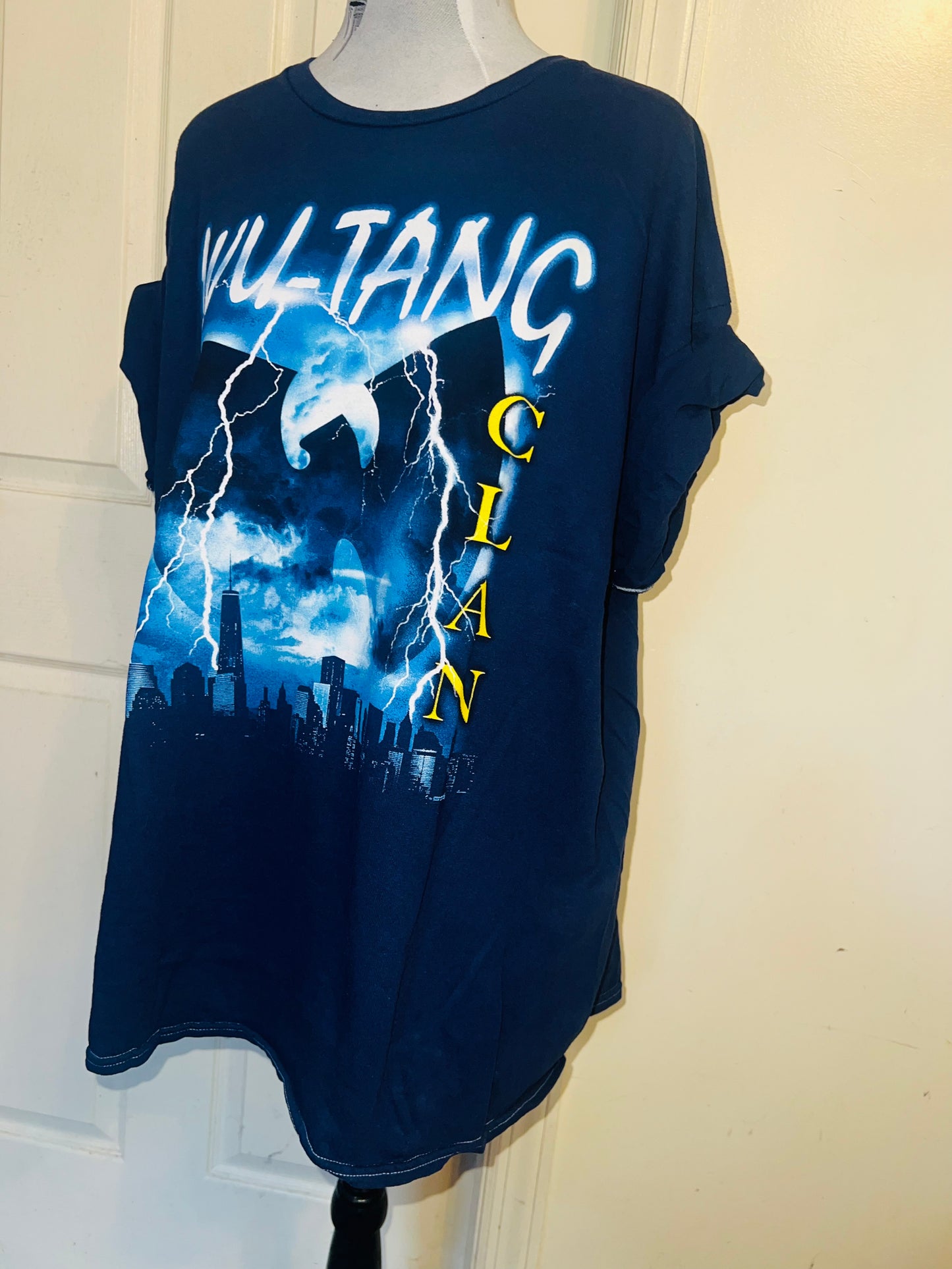 Wu-Tang Clan Oversized Distressed Tee