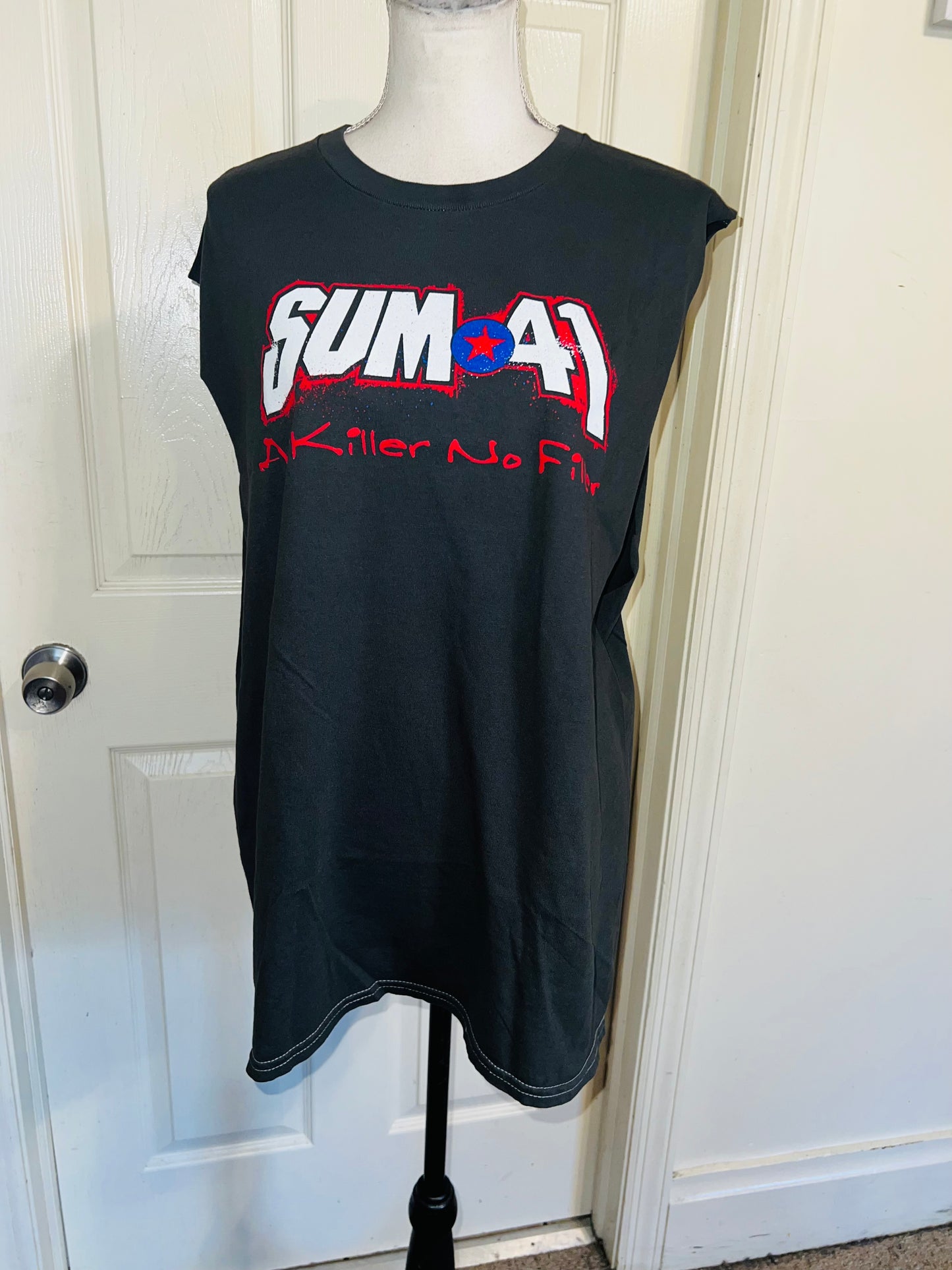 Sum 41 Double Sided Oversized Distressed Tank