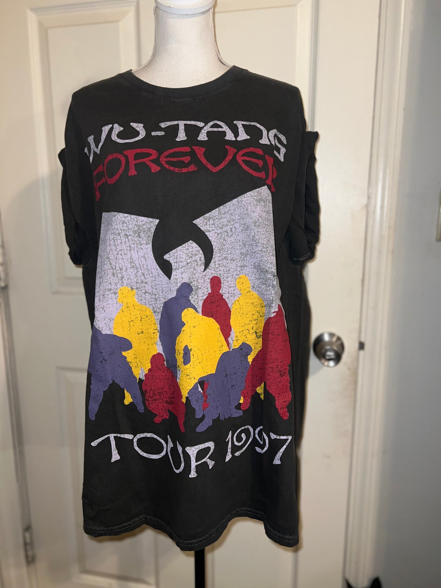 Wu-Tang Clan Oversized Distressed Tee