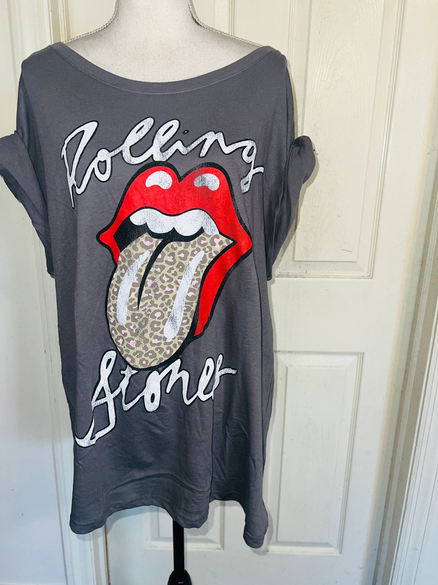 Rolling Stones Oversized Distressed Tee