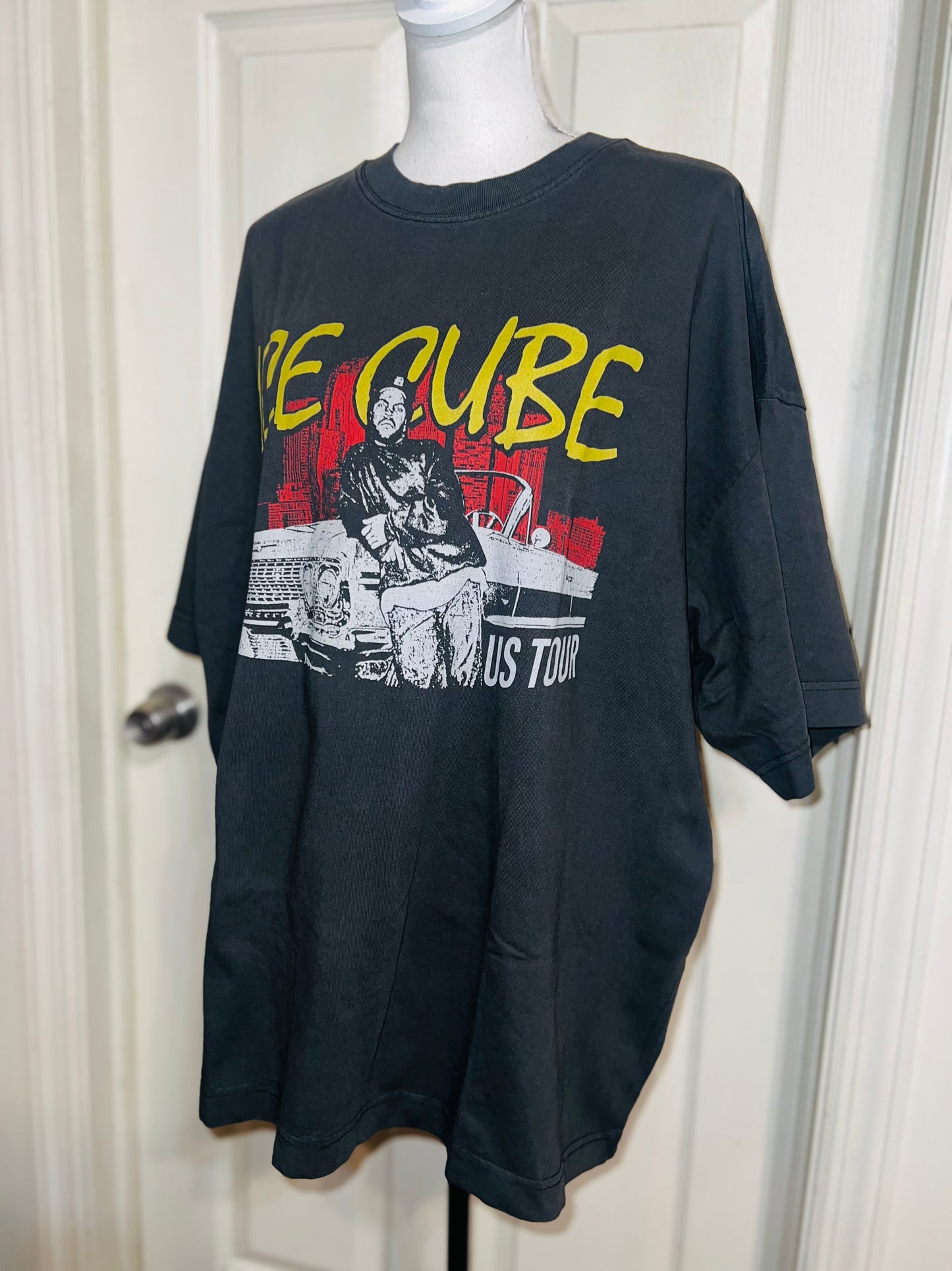 Ice Cube Double Sided Oversized Distressed Tee