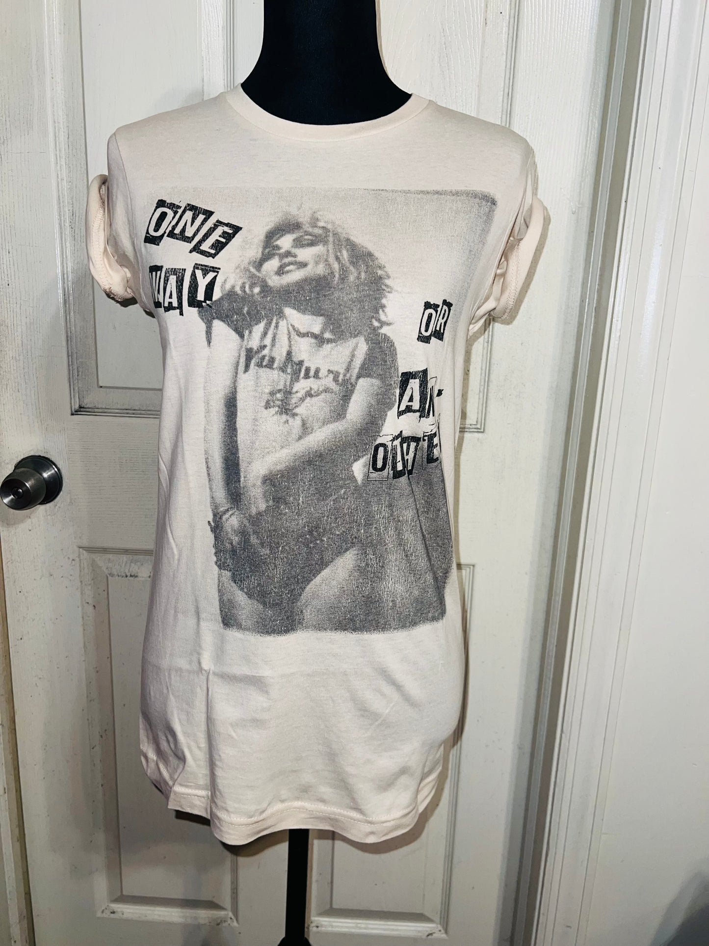 Blondie Oversized Distressed T-Shirt