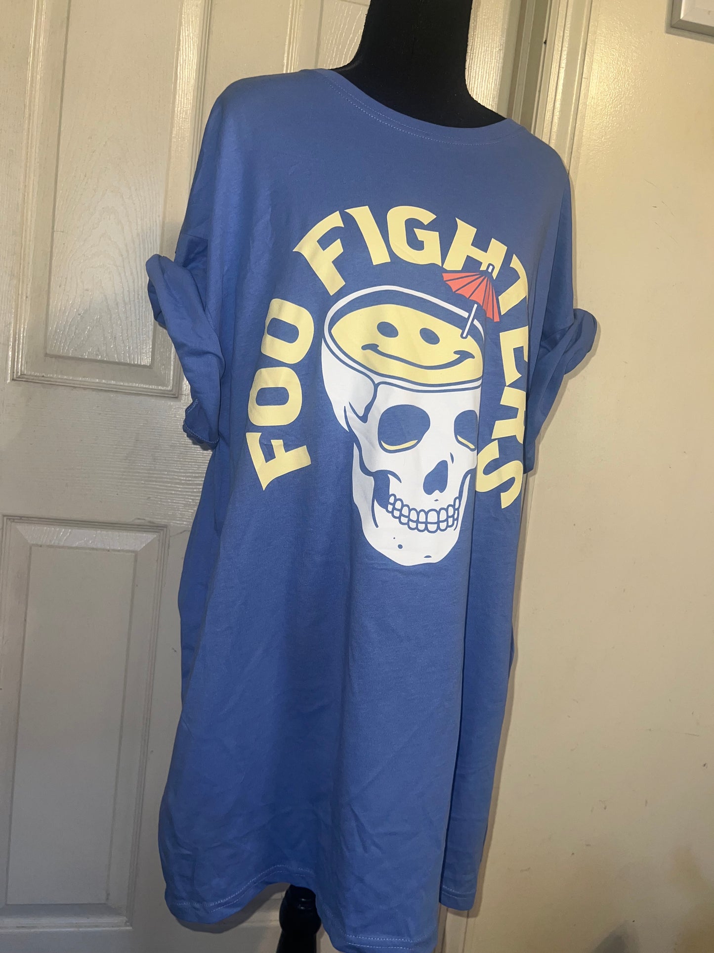 Foo Fighters Oversized Distressed Tee