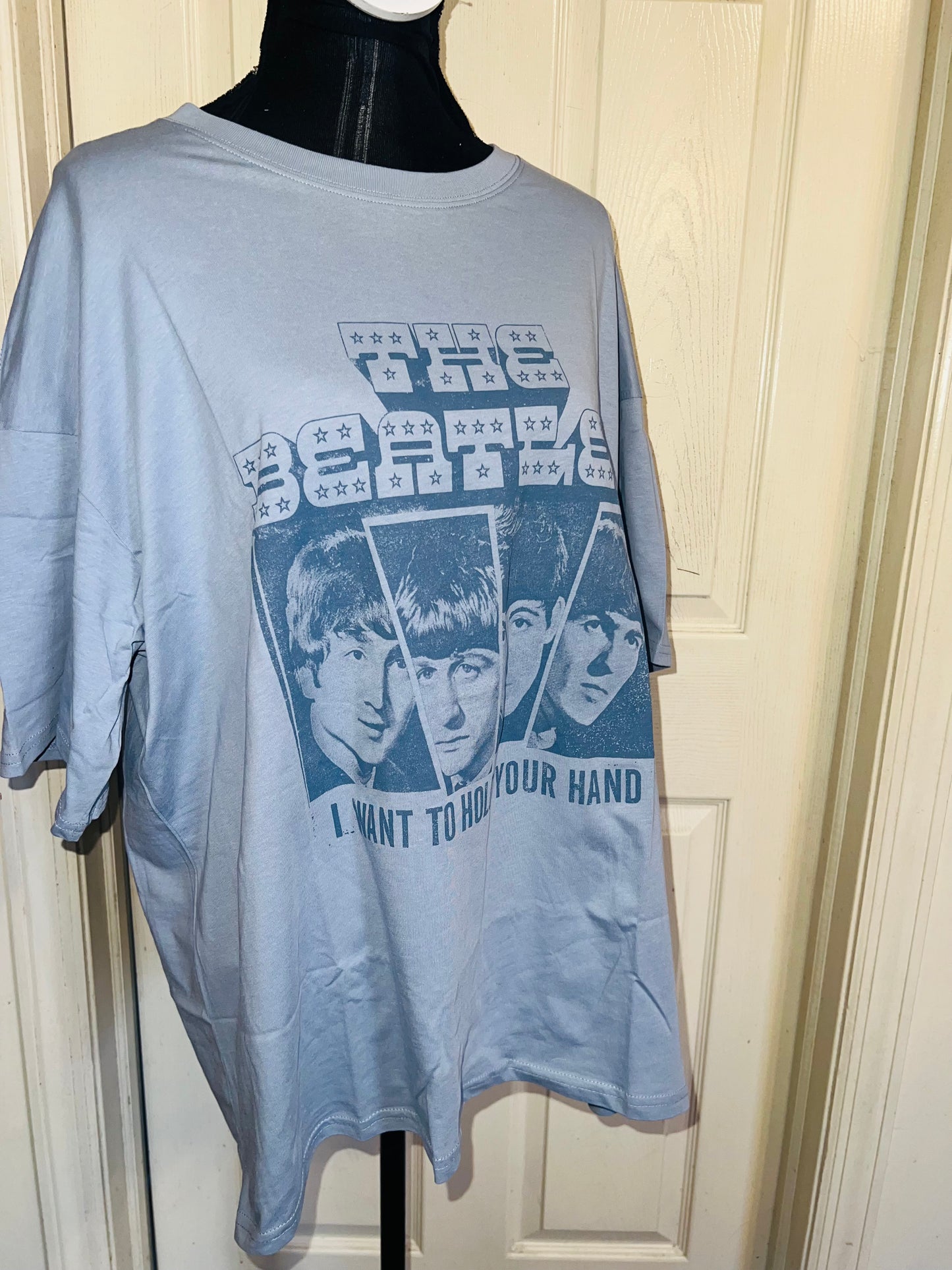The Beatles Oversized Distressed Tee