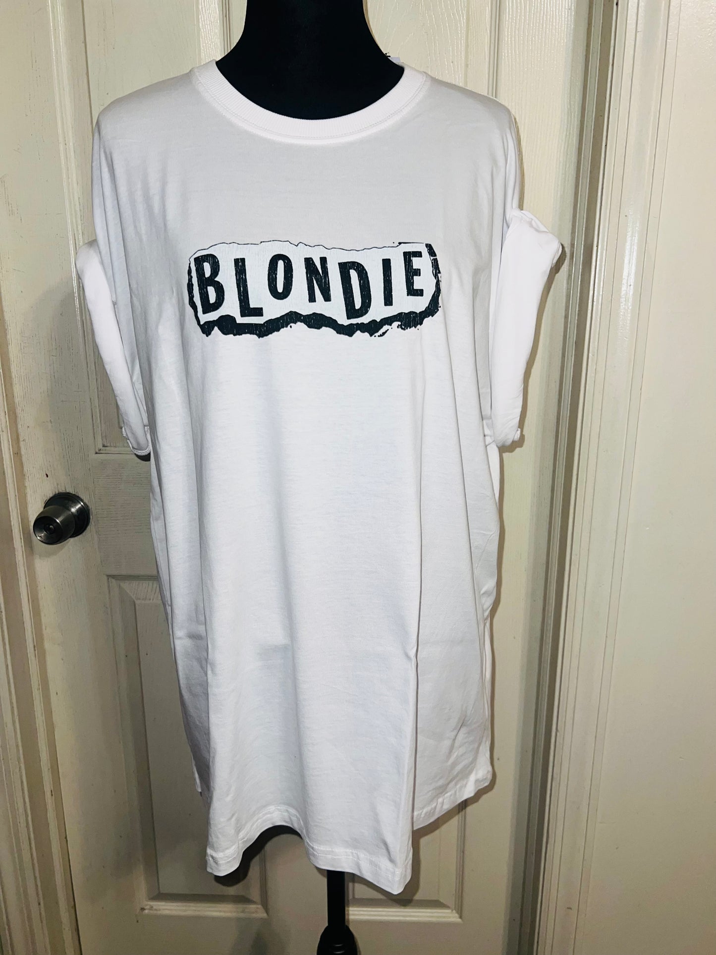 Blondie Double SIded Oversized Distressed Tee