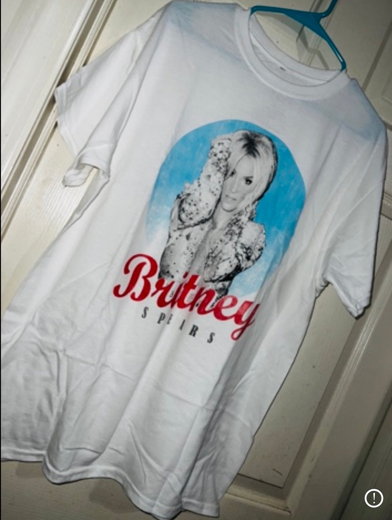 Britney Spears Oversized Distressed Tee
