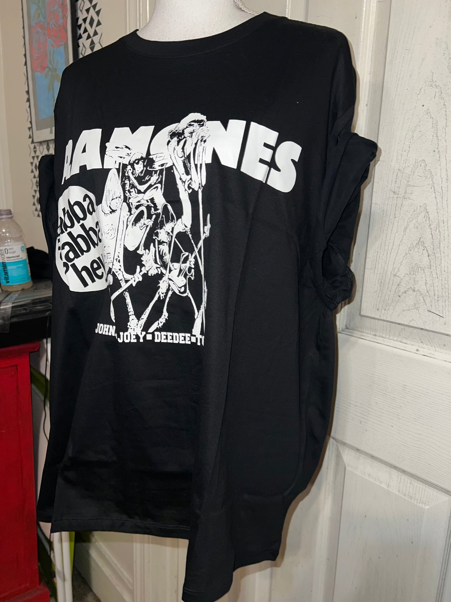 Ramones Oversized Distressed Tee