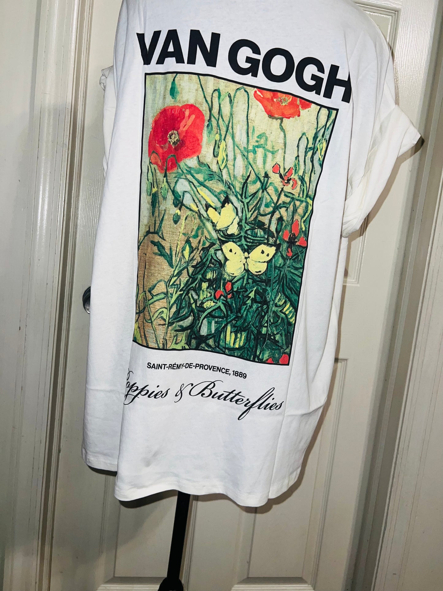 Vincent Van Gogh Double Sided Oversized Distressed Tee