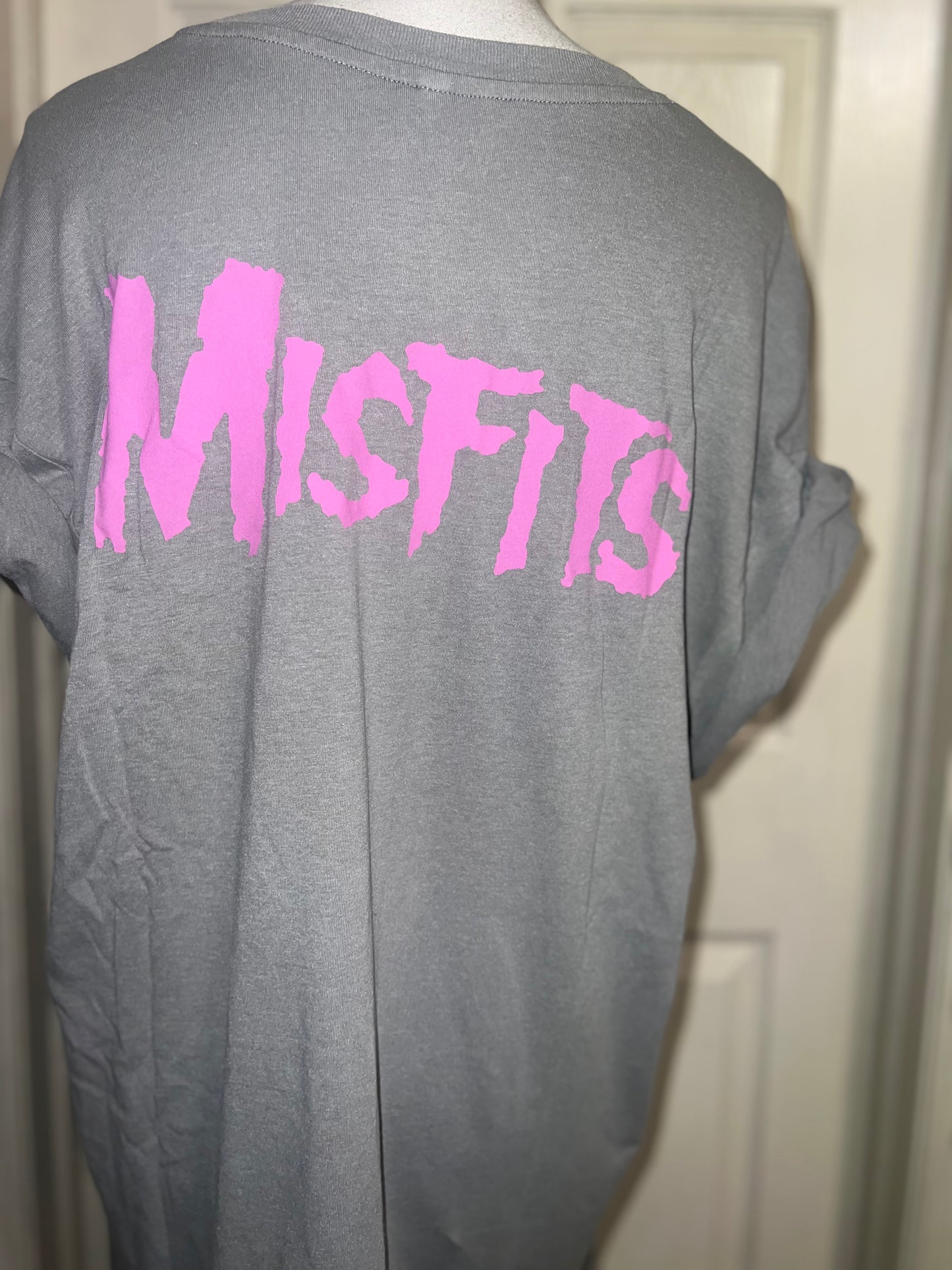 Misfits Double Sided Oversized Distressed Tee