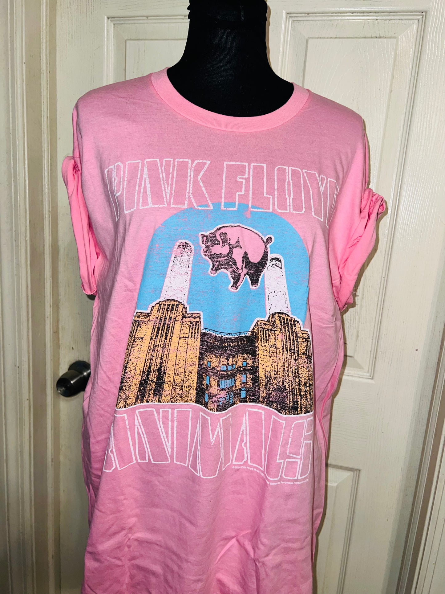 Pink Floyd Oversized Distressed Tee