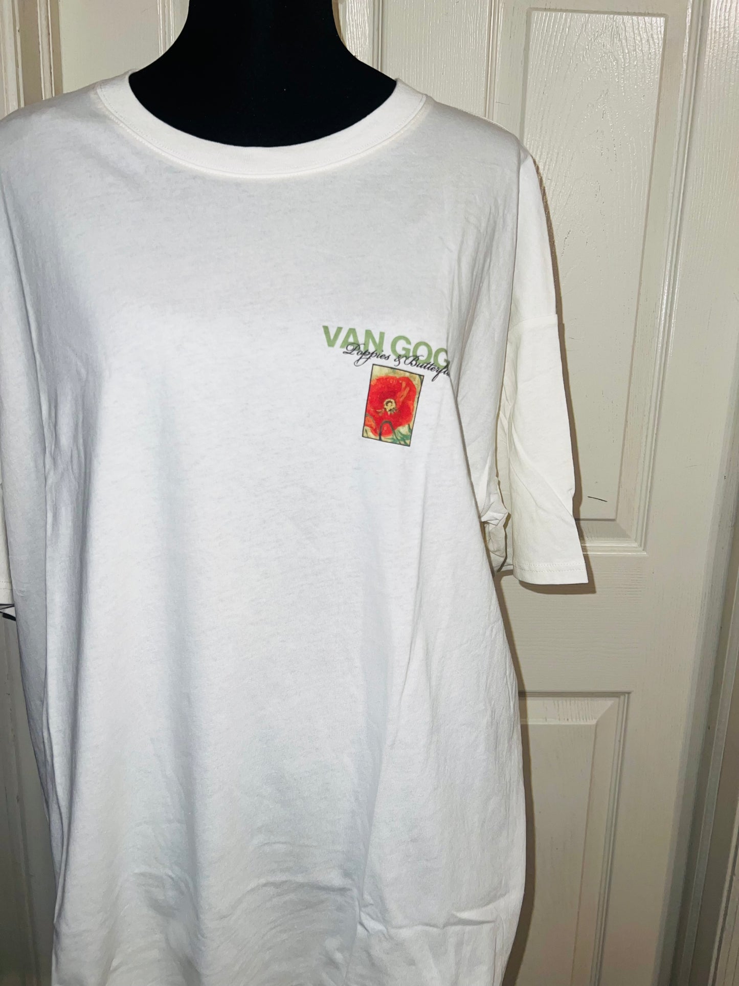 Vincent Van Gogh Double Sided Oversized Distressed Tee