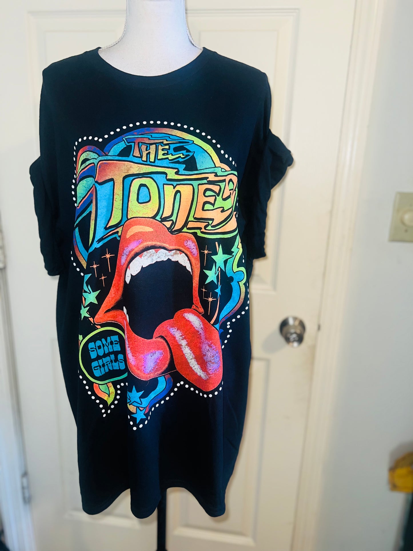 Rolling Stones Oversized Distressed Tee