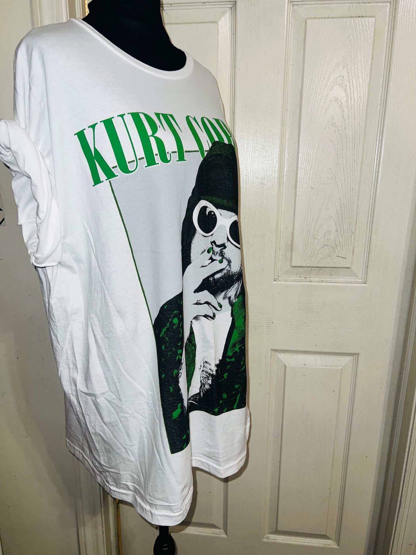 Kurt Cobain Oversized Distressed Tee