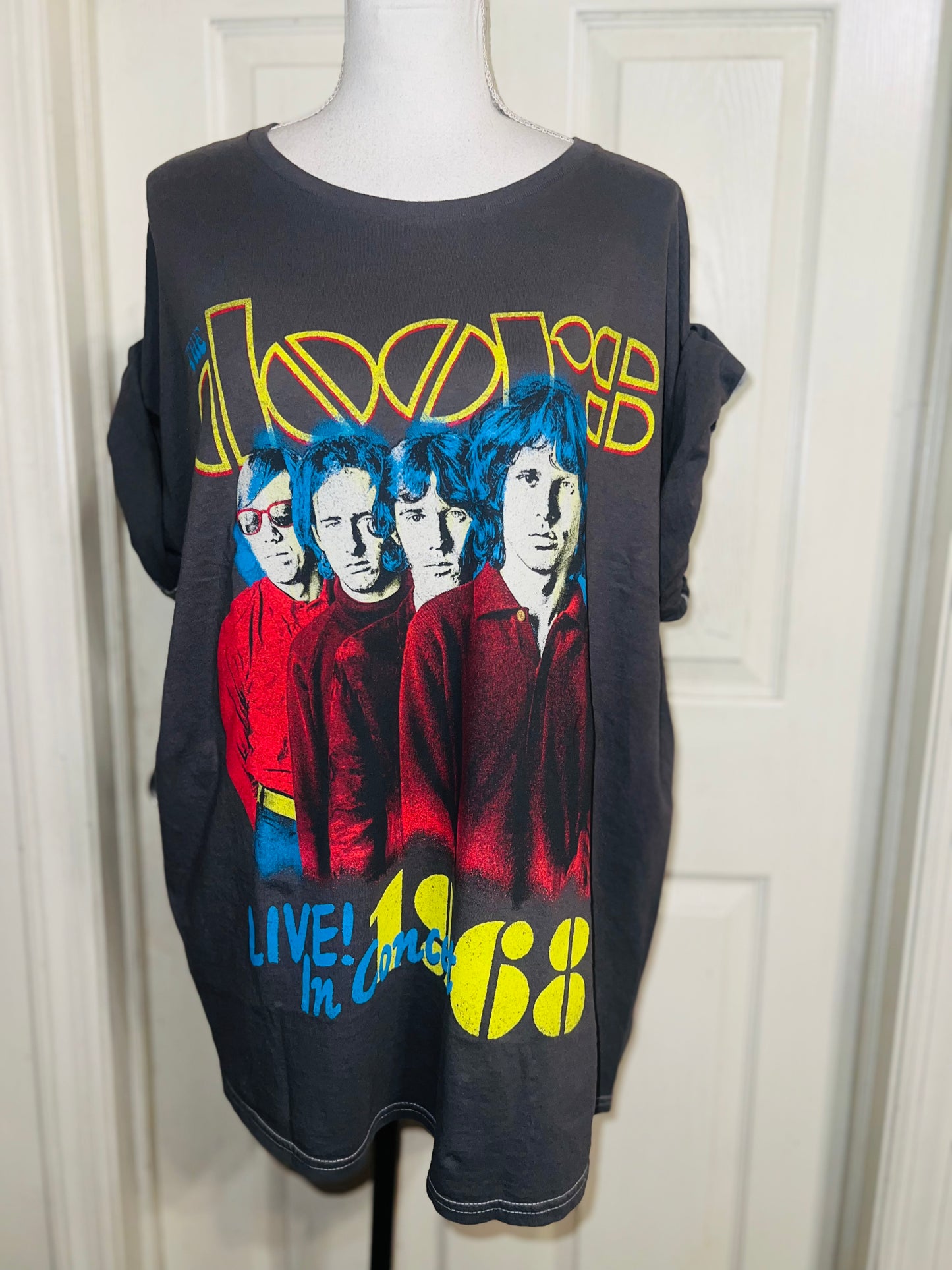 The Doors Double Sided Oversized Distressed Tee