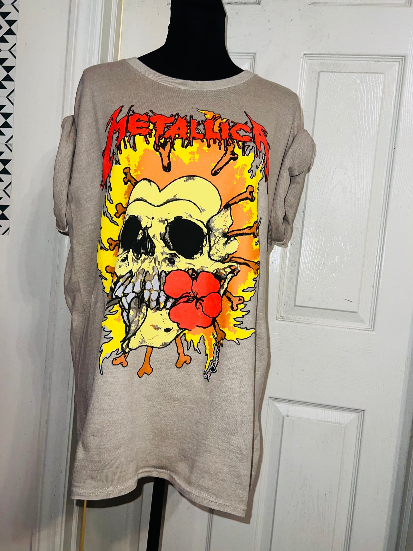 Metallica Oversized Distressed Tee