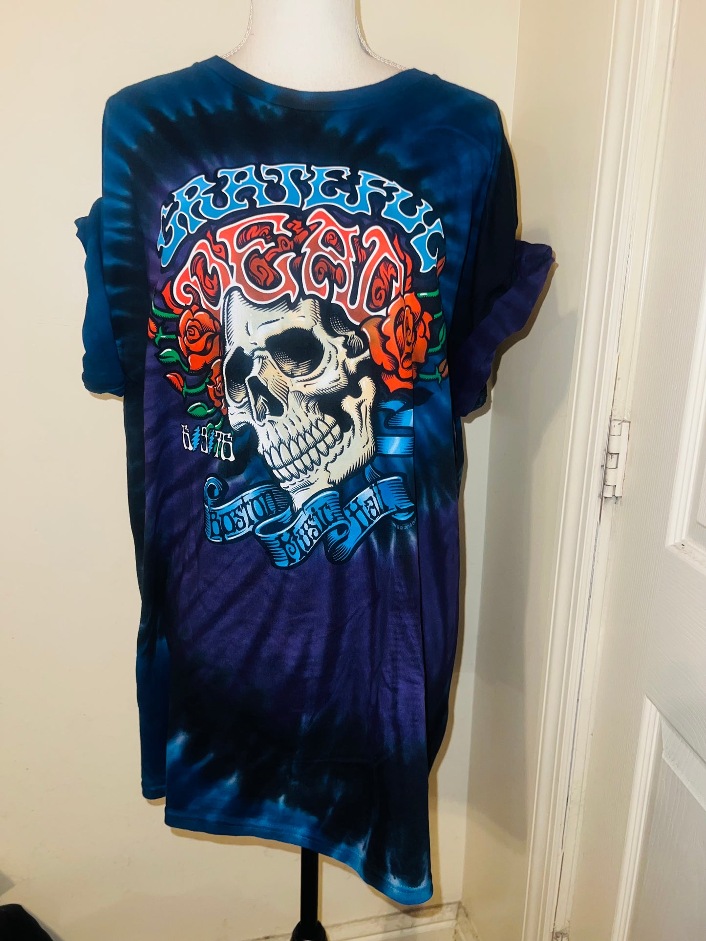 Grateful Dead Boston Oversized Distressed Tee