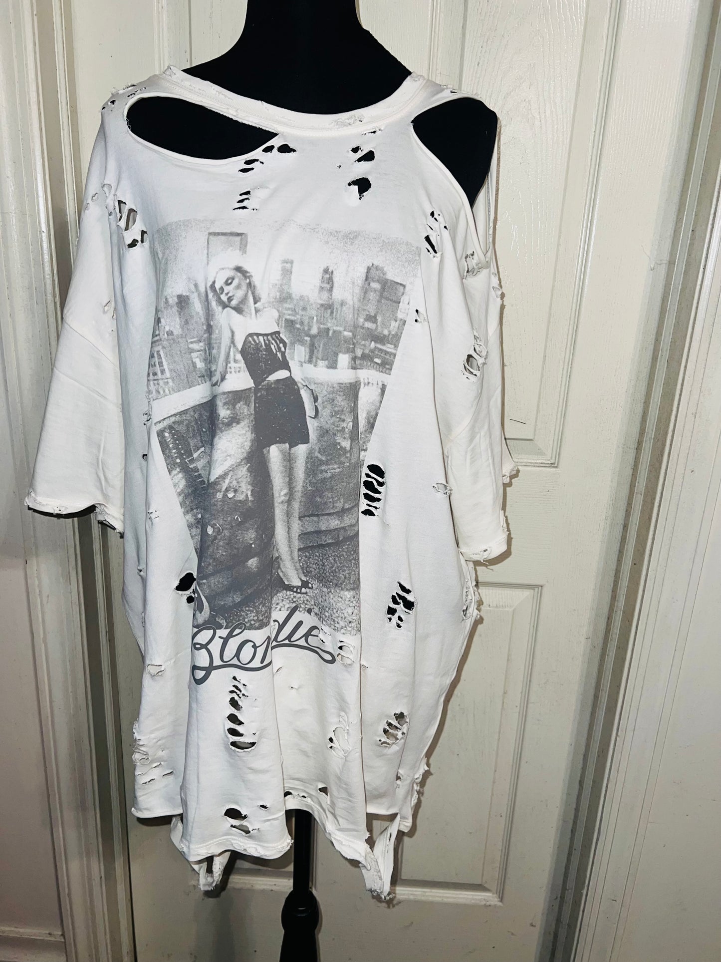 Blondie Oversized Distressed Tee (AS IS)