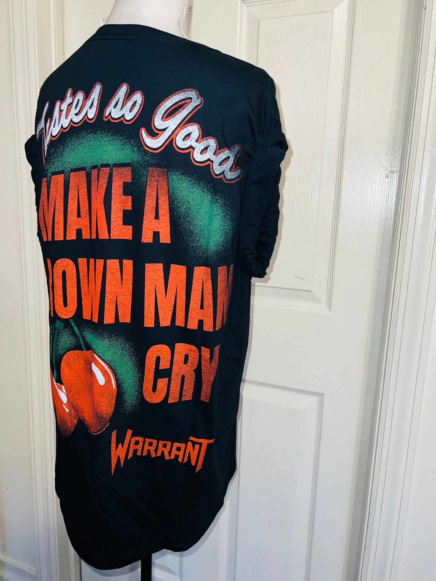 Warrant Double Sided Oversized Distressed Tee