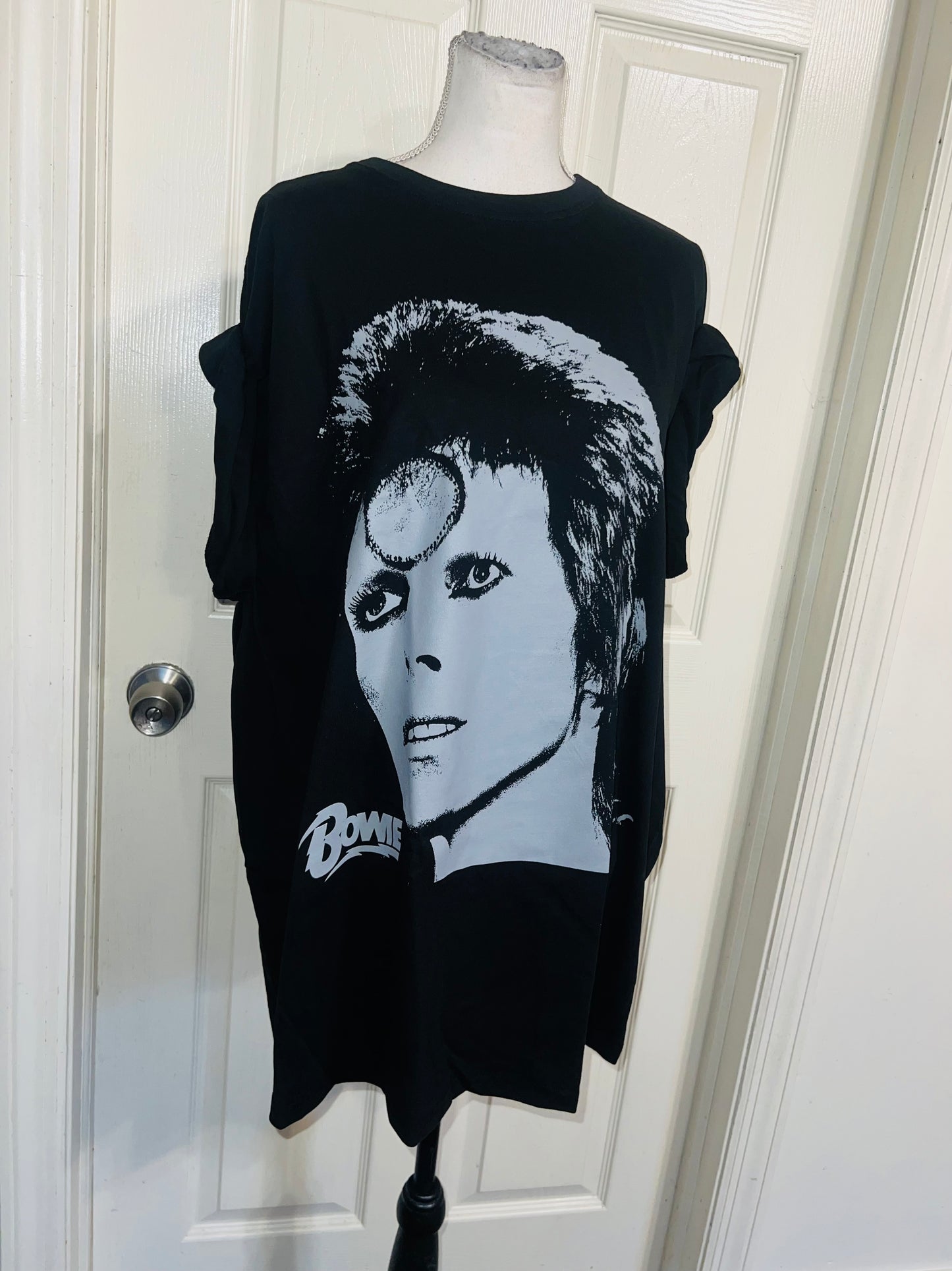 David Bowie Oversized Distressed Tee