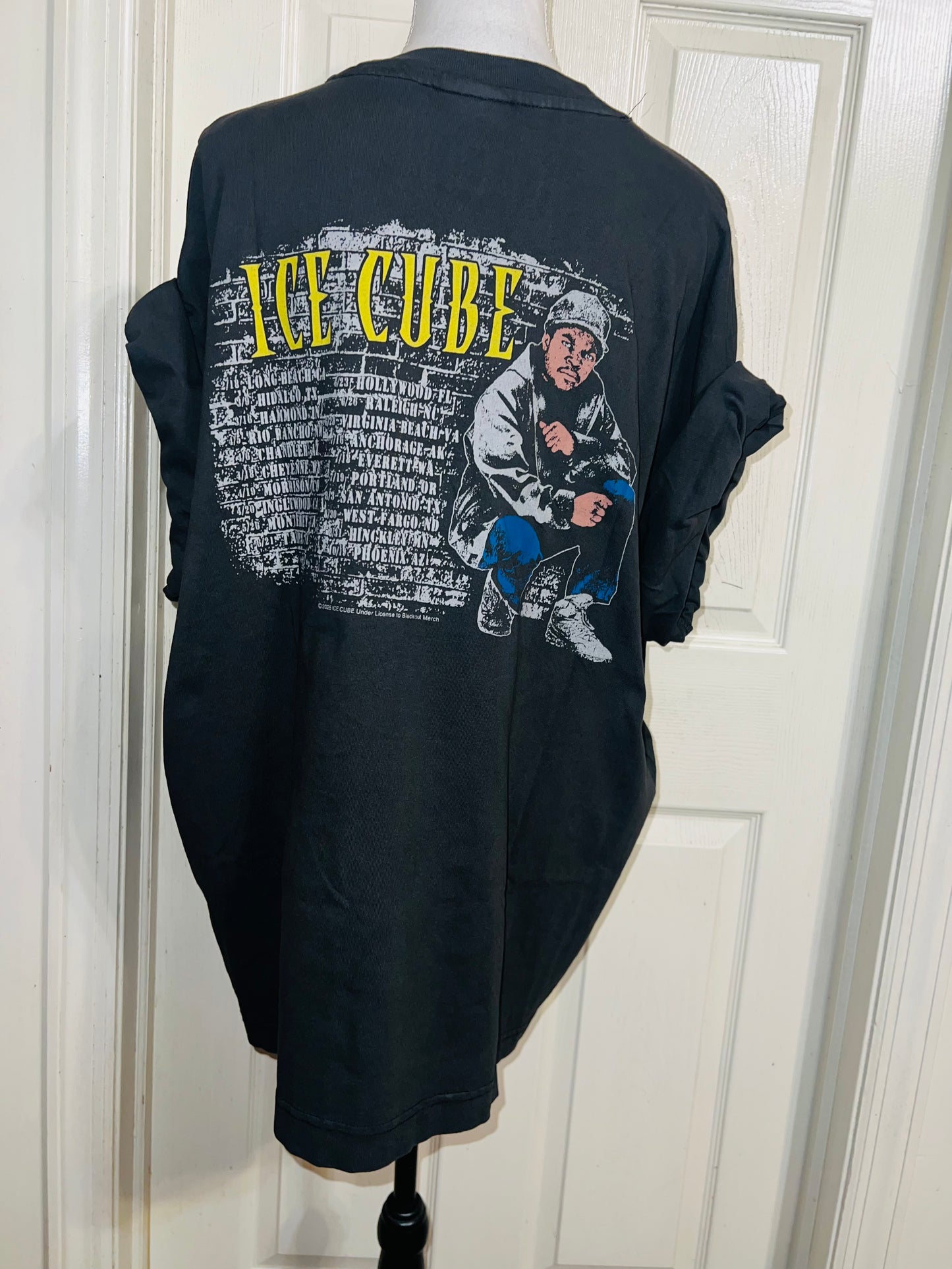 Ice Cube Double Sided Oversized Distressed Tee