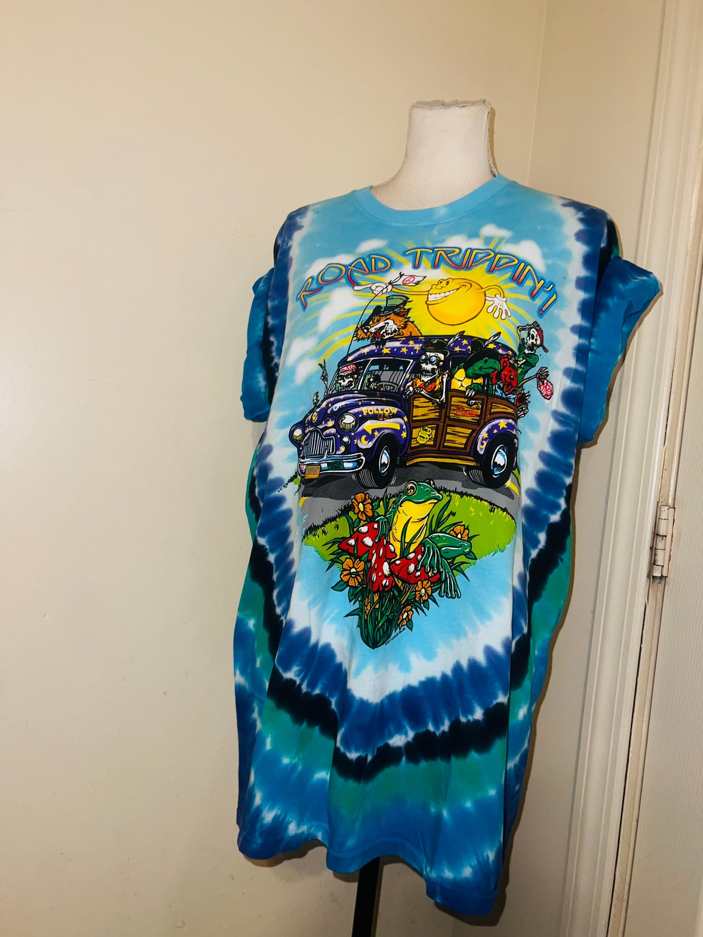 Grateful Dead Road Trippin’ Double Sided Distressed Tee