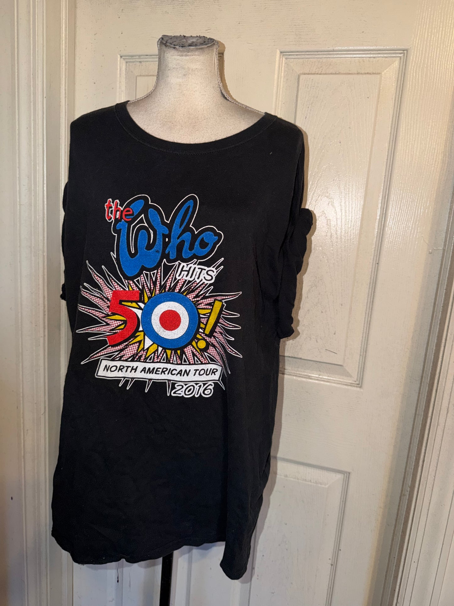 The Who Oversized Distressed Tee
