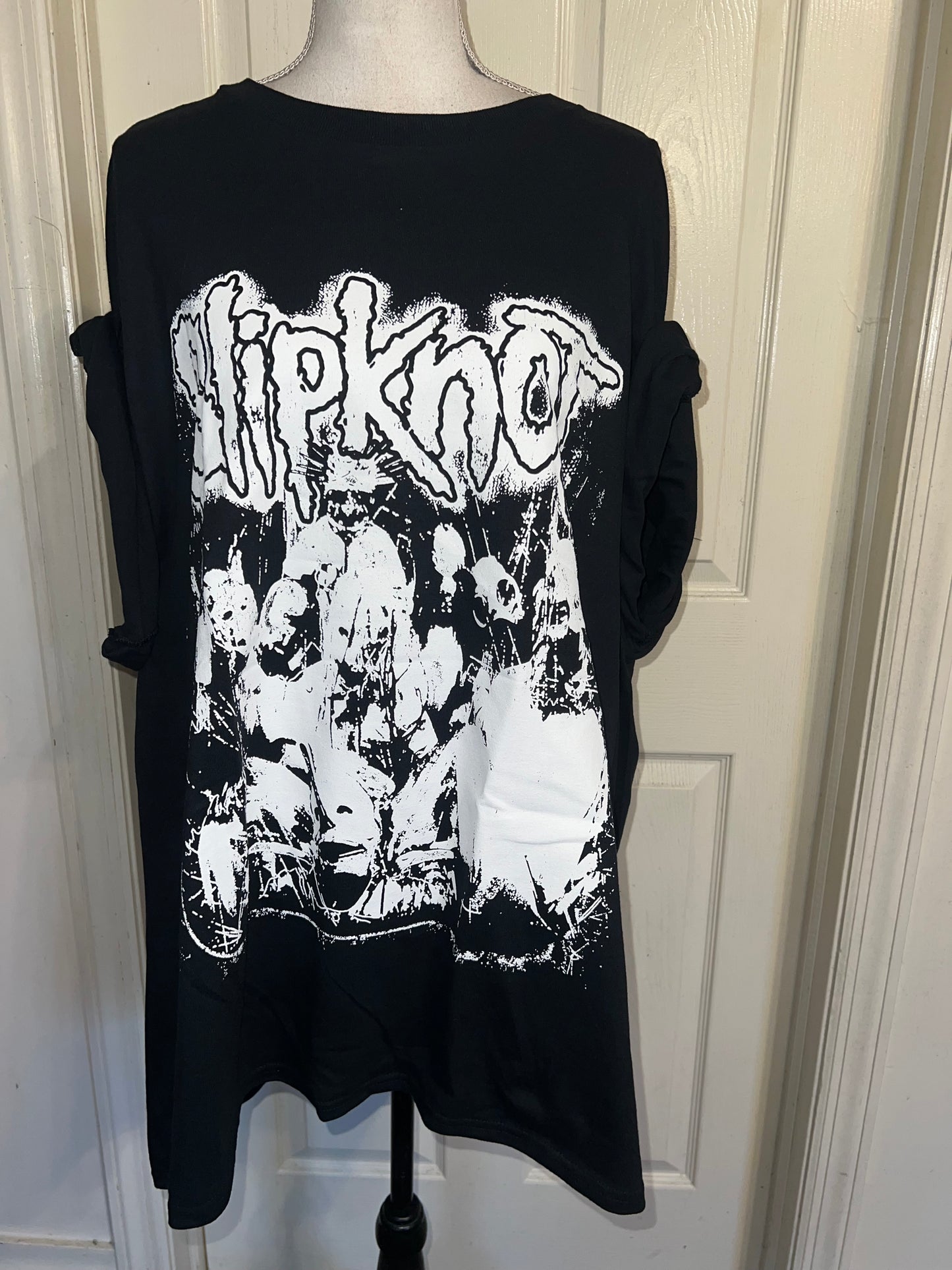 Slipknot Double Sided Oversized Distressed Tee