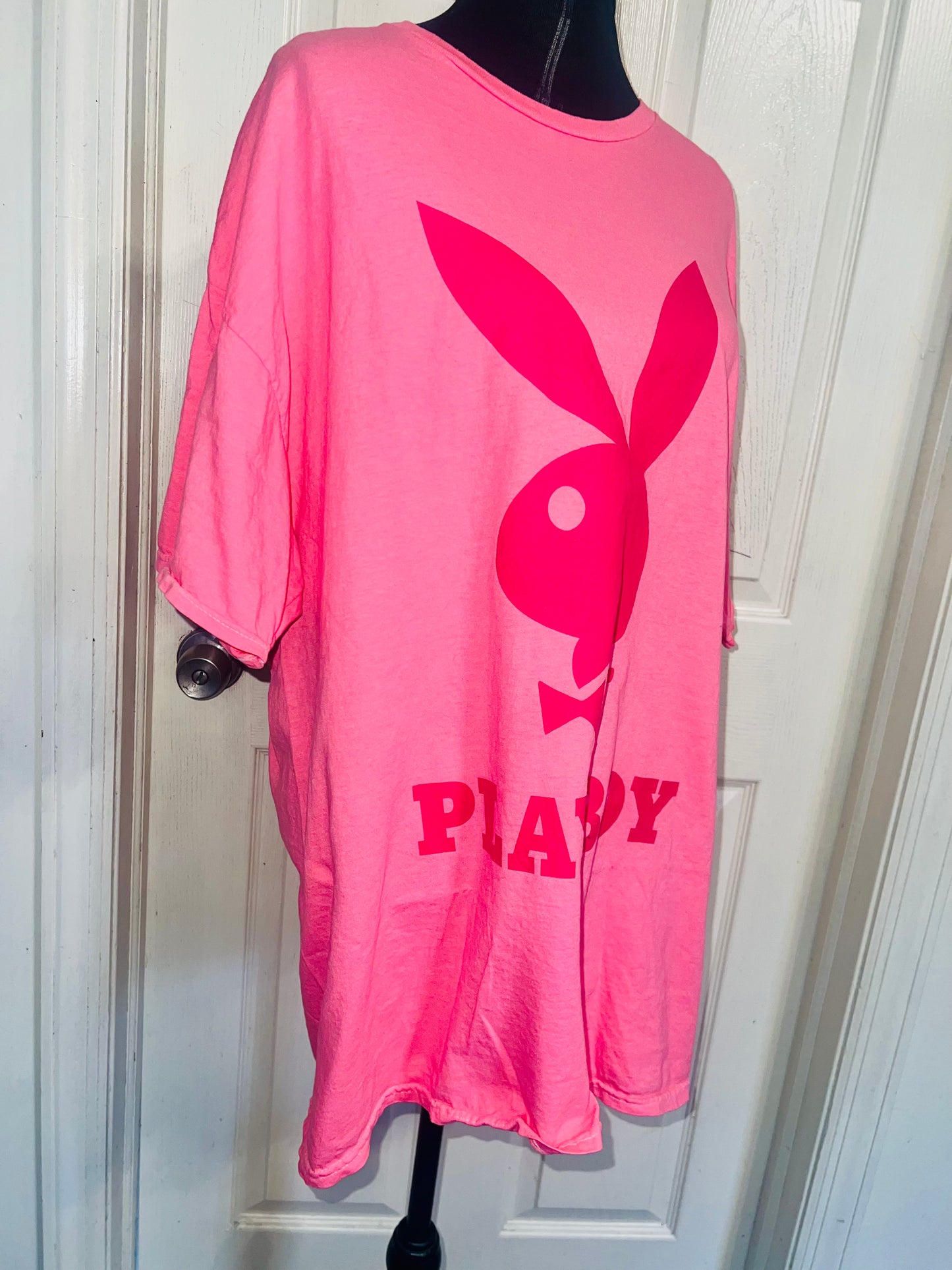Playboy Oversized Distressed Tee