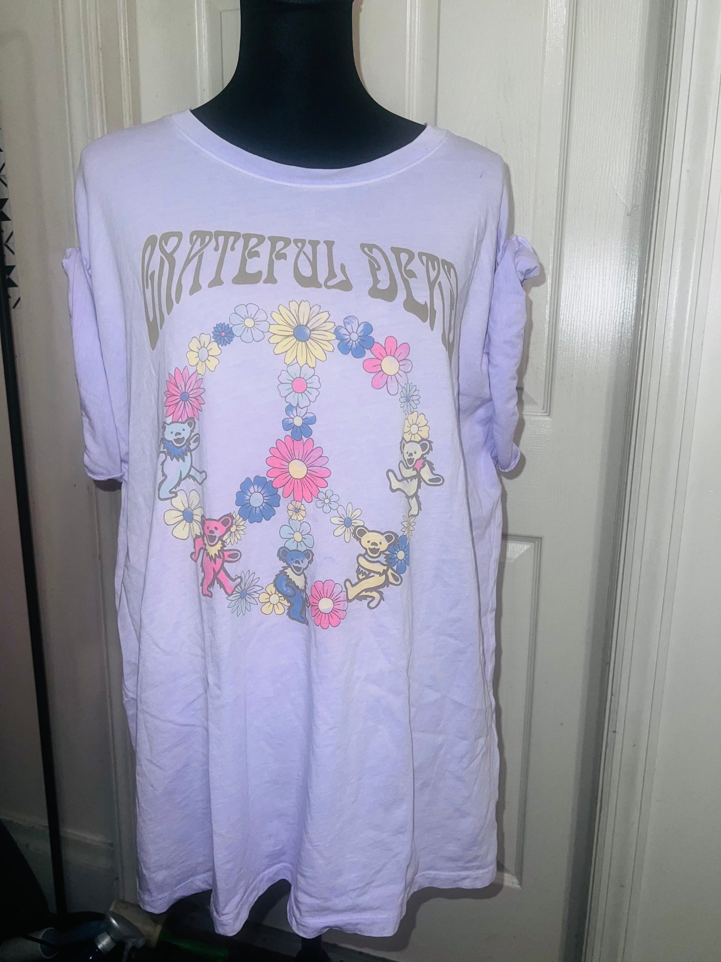The Grateful Dead Oversized Distressed Tee