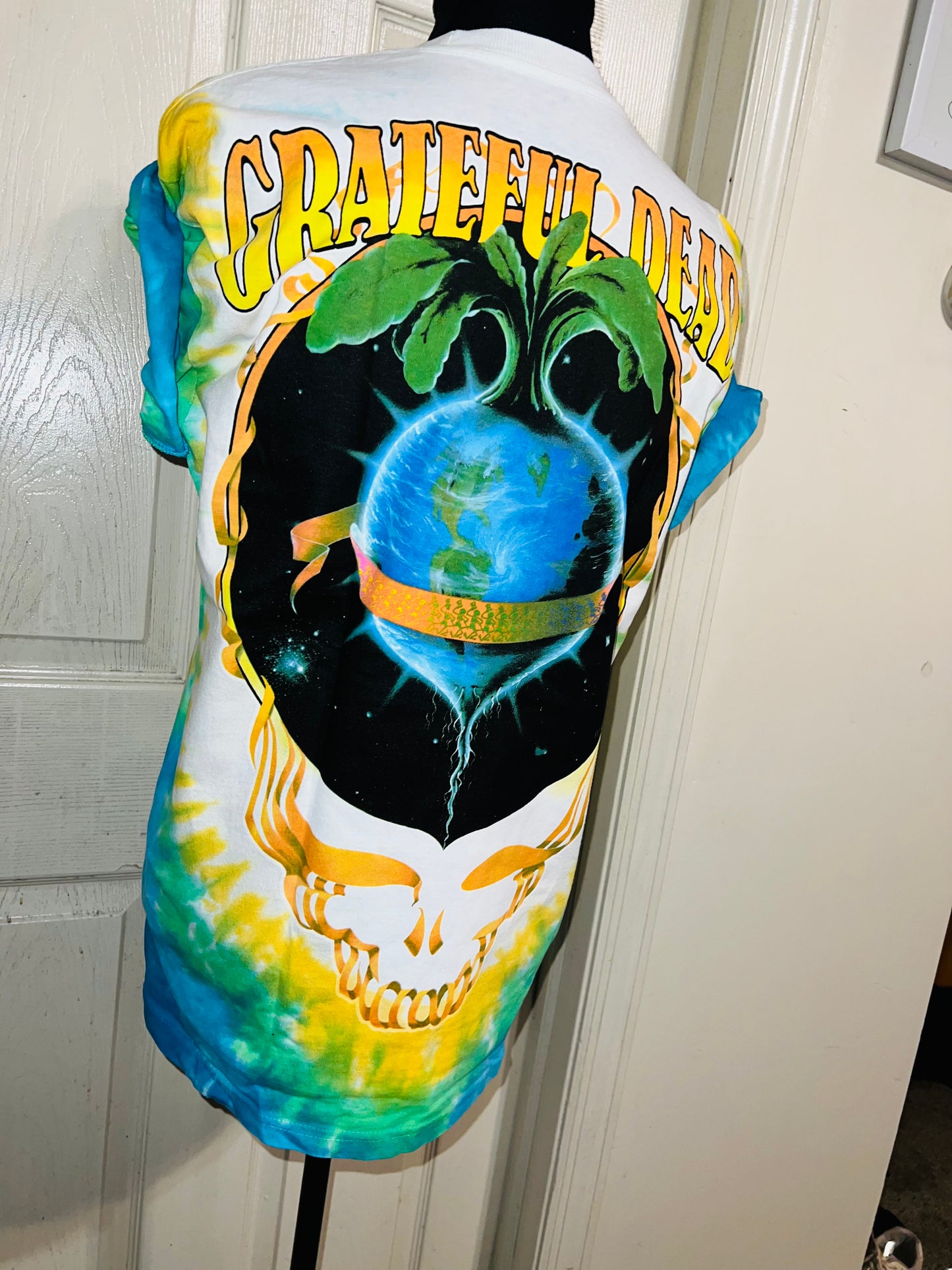 Grateful Dead Keep Green Double Sided Distressed Tee