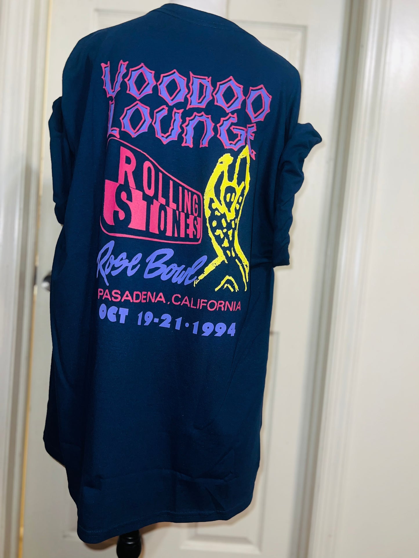 The Rolling Stones Double Sided Oversized Distressed Tee