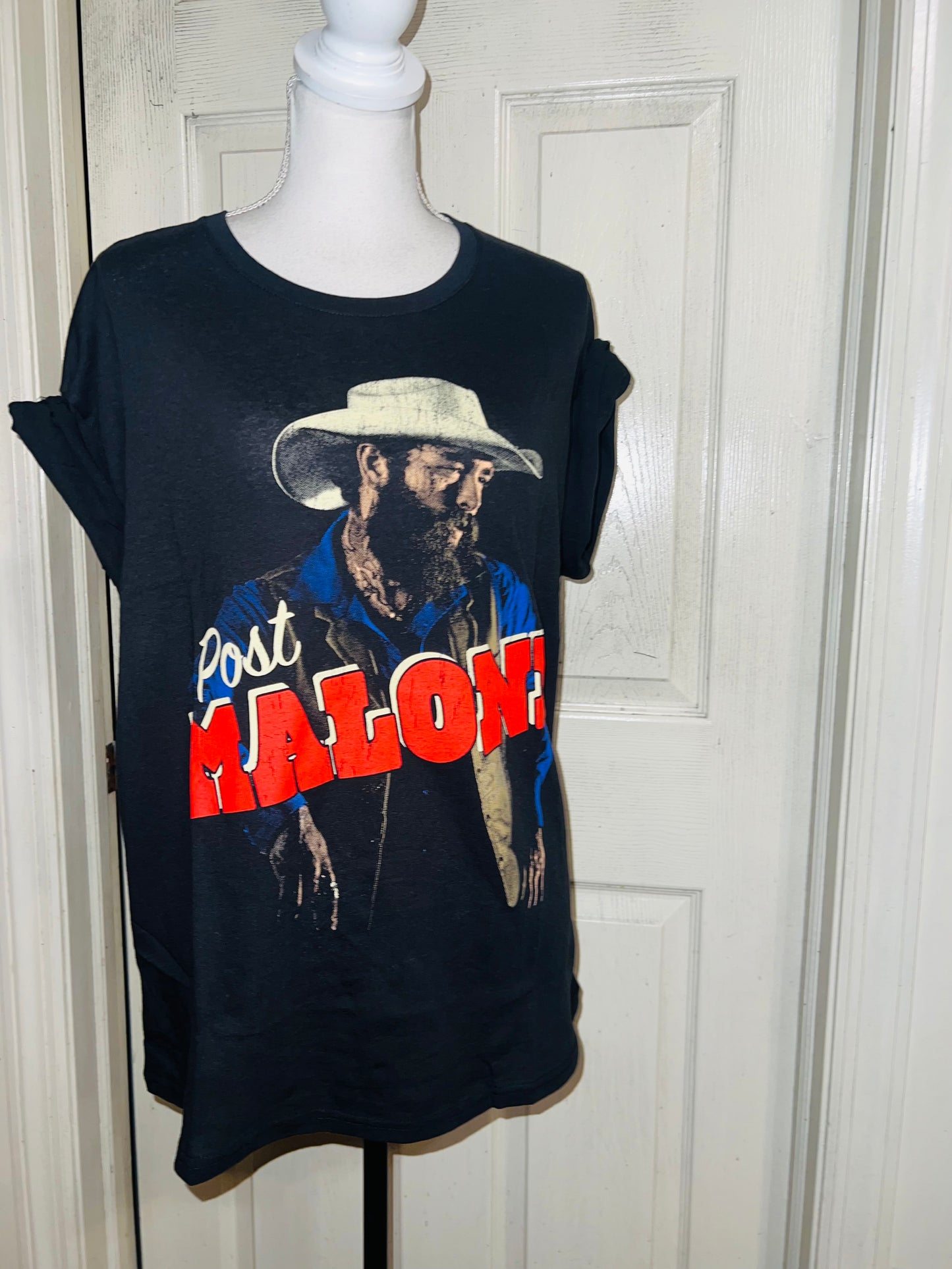 Post Malone Oversized Distressed Tee