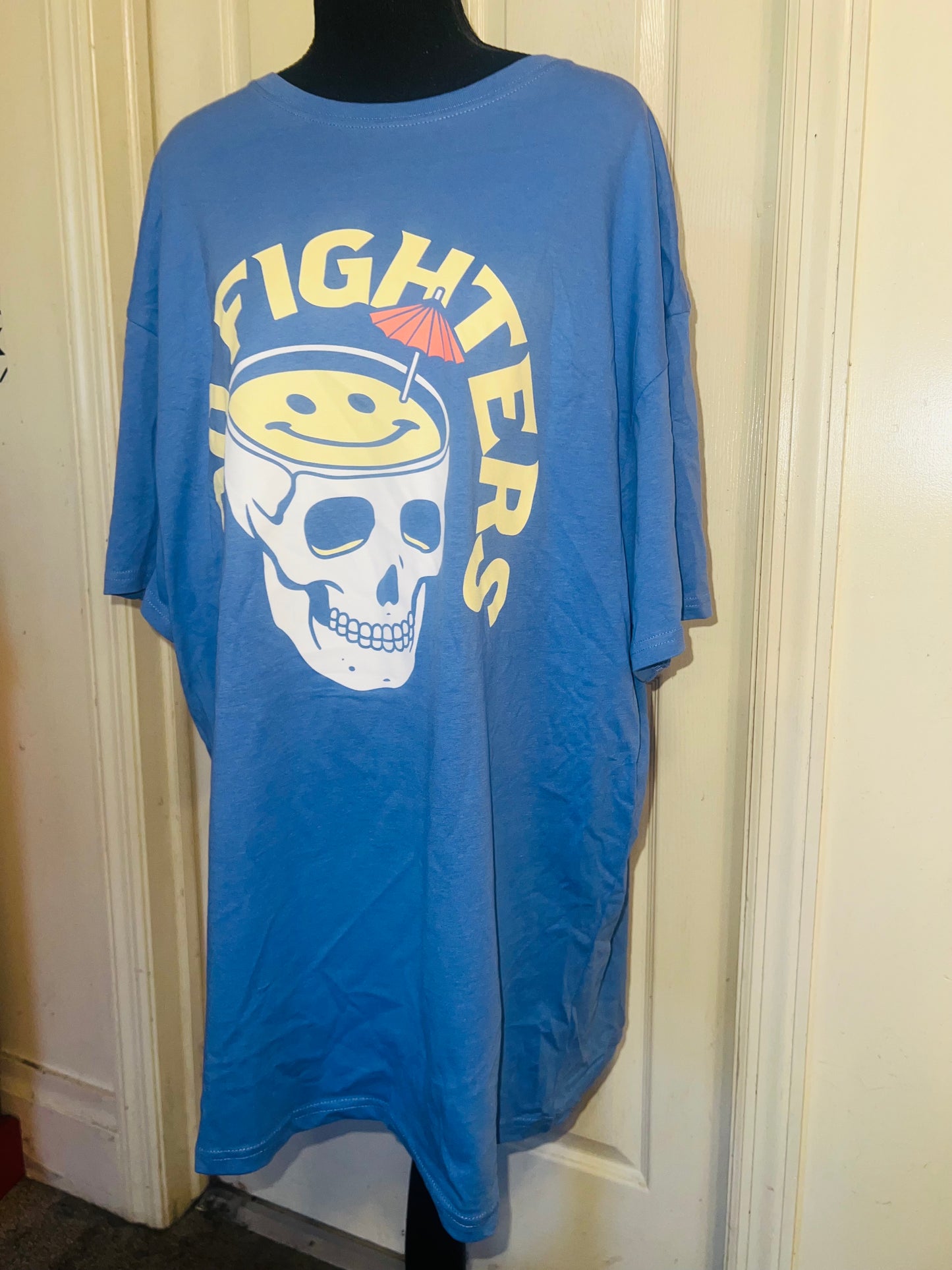 Foo Fighters Oversized Distressed Tee