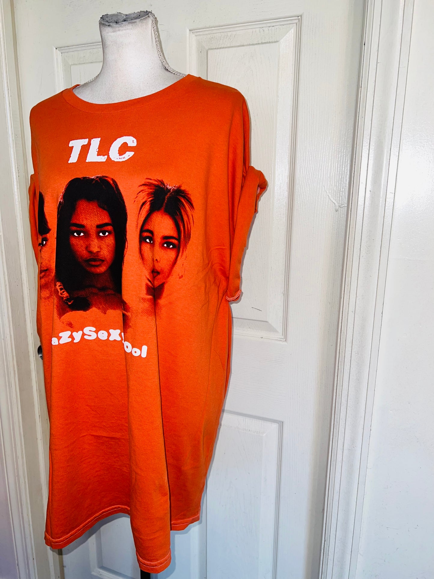 TLC Oversized Distressed Tee