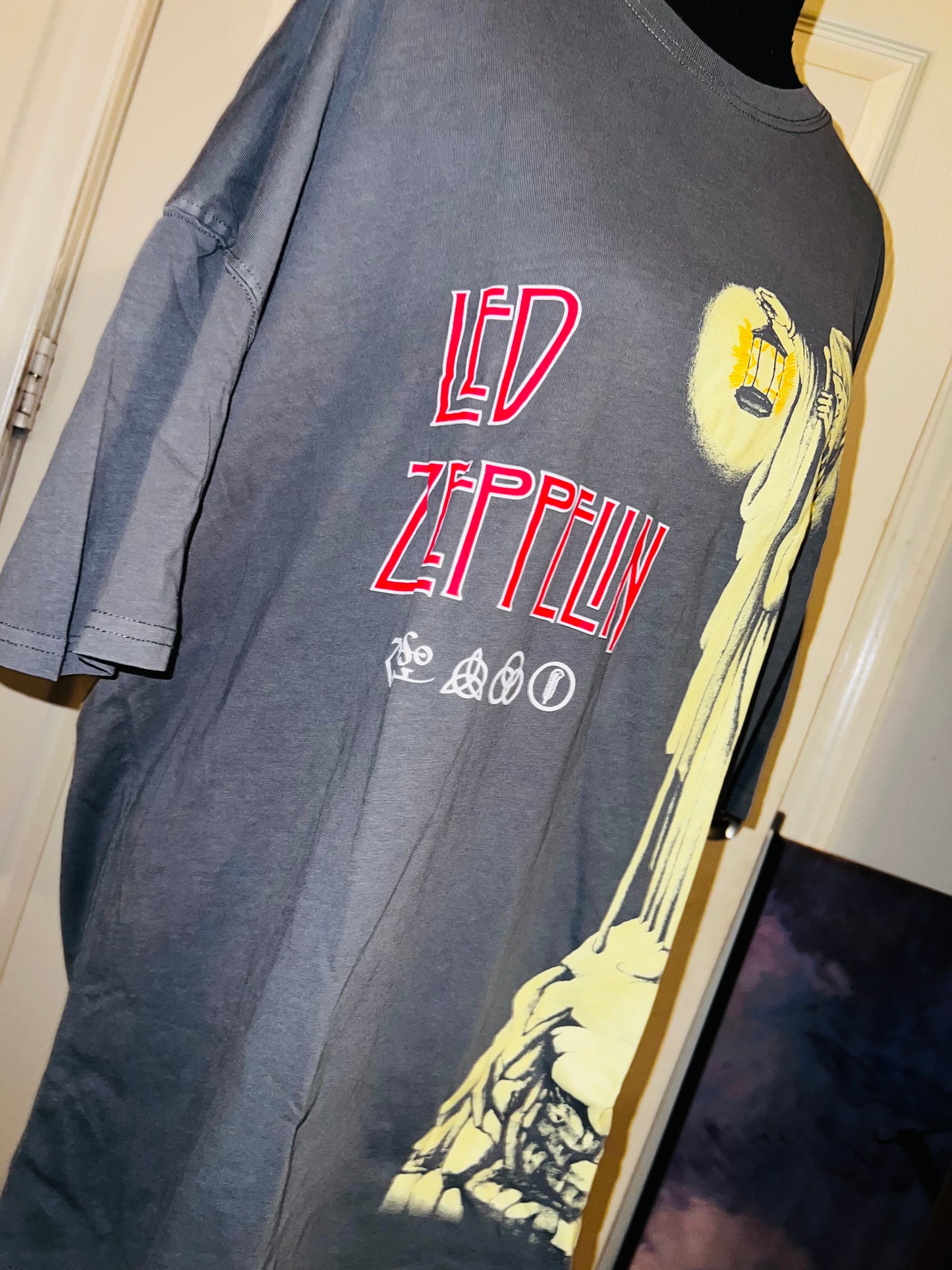 Led Zeppelin Oversized Distressed Tee