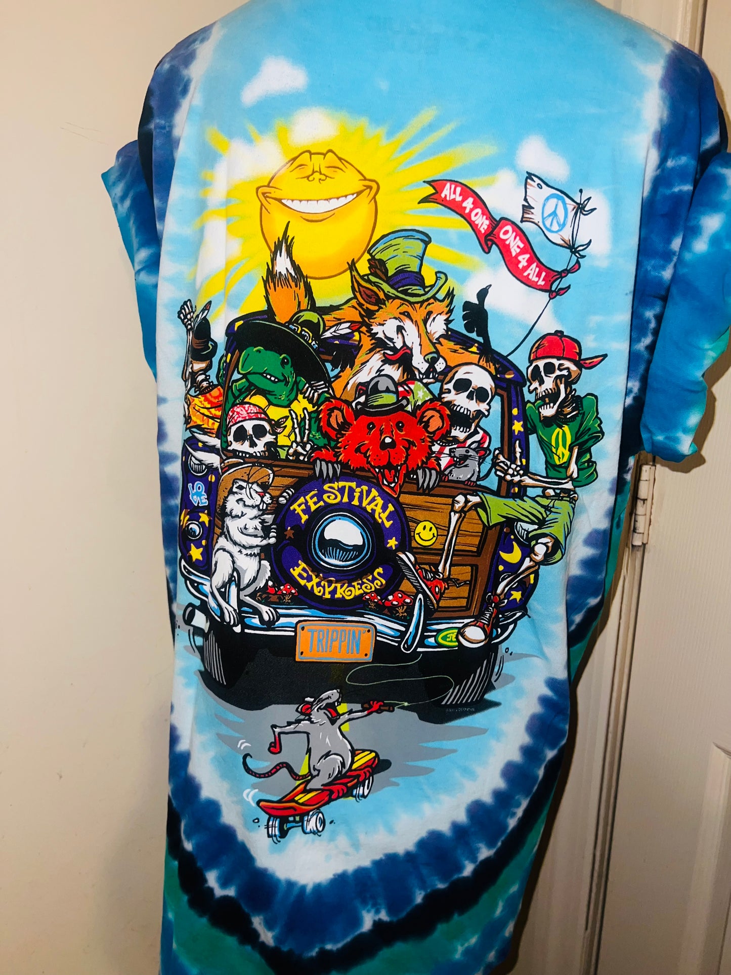 Grateful Dead Road Trippin’ Double Sided Distressed Tee