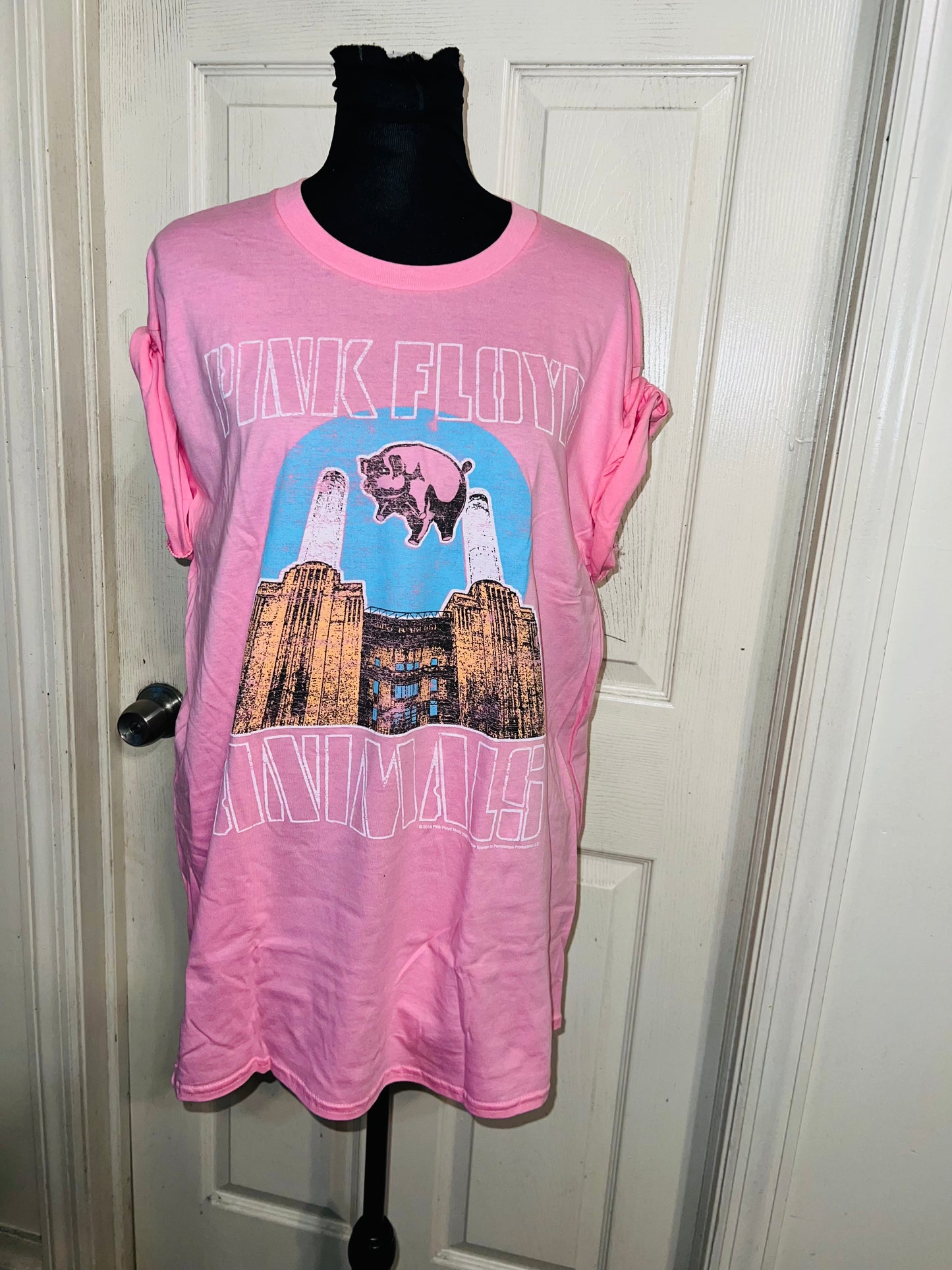 Pink Floyd Oversized Distressed Tee