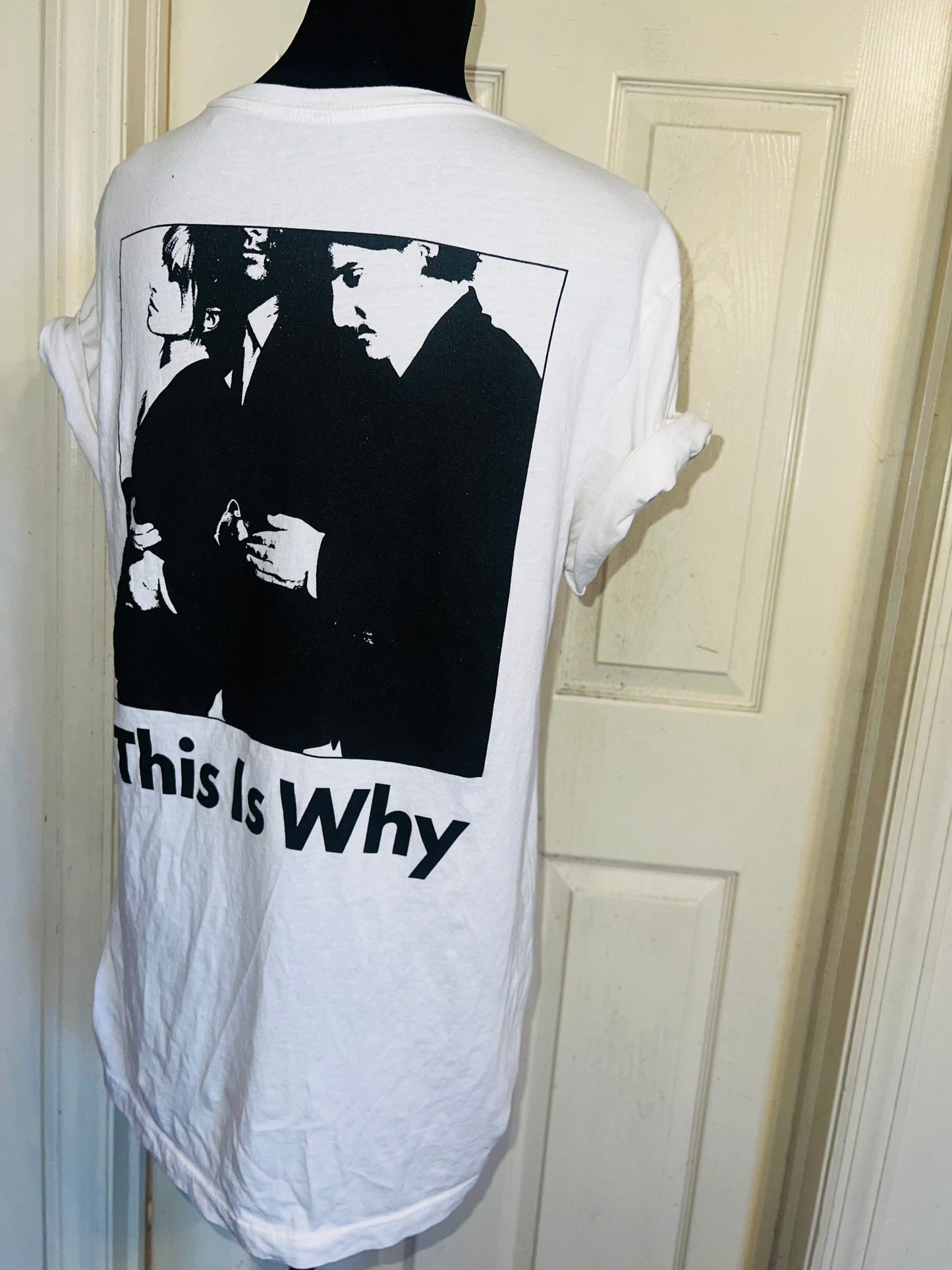 Paramore This is Why Double Sided Oversized Distressed Tee