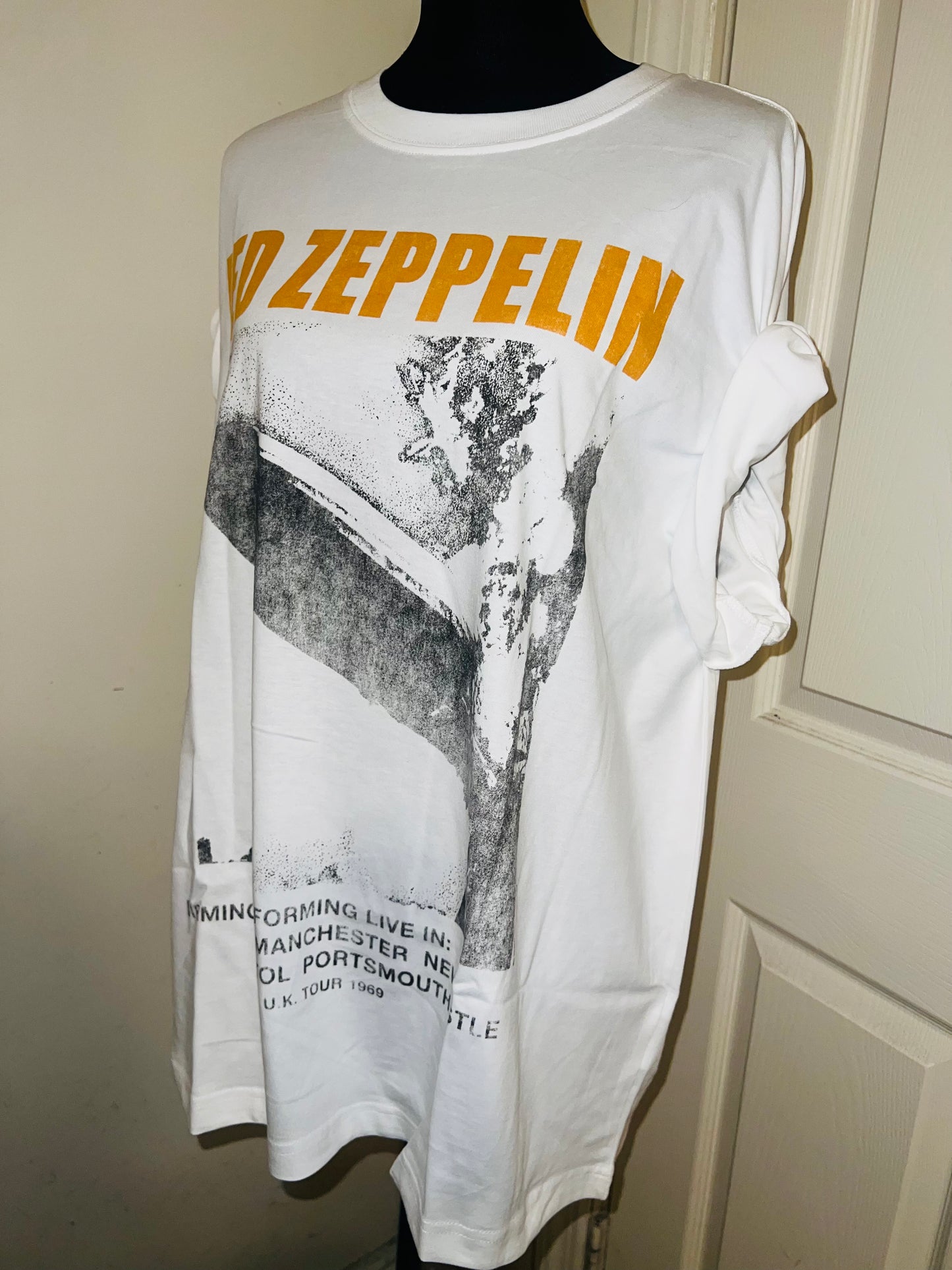 Led Zeppelin Oversized Distressed Tee