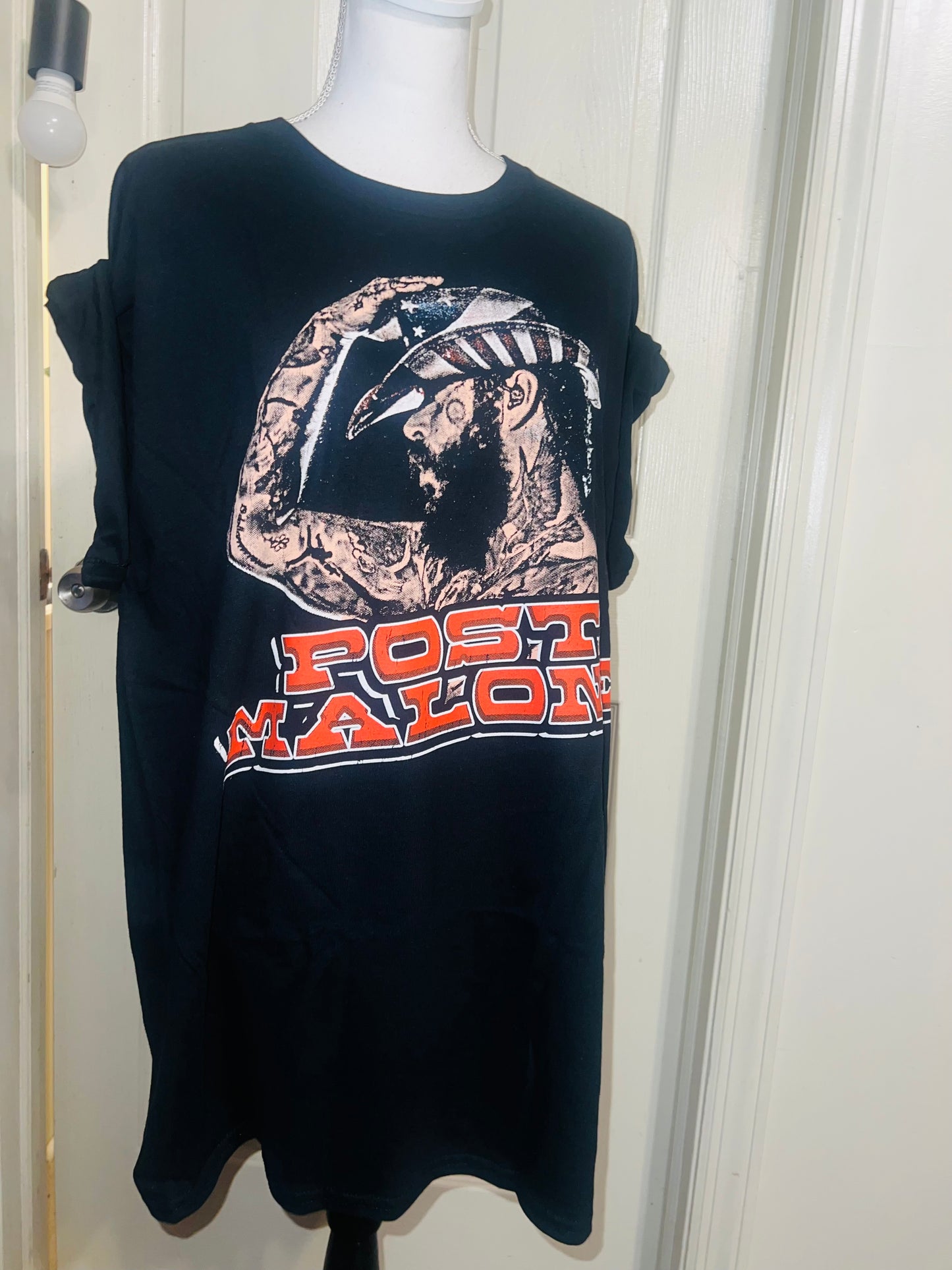 Post Malone Oversized Distressed Teeo