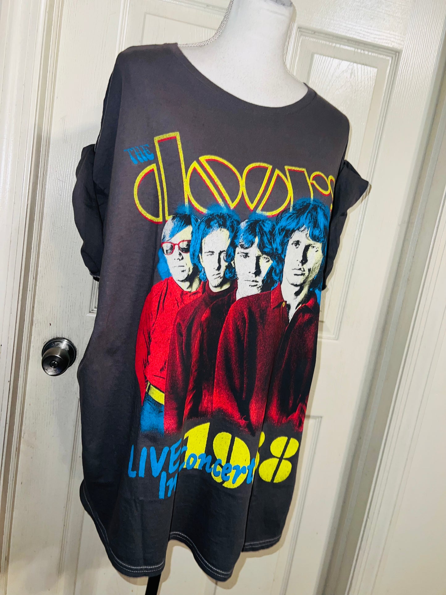 The Doors Double Sided Oversized Distressed Tee